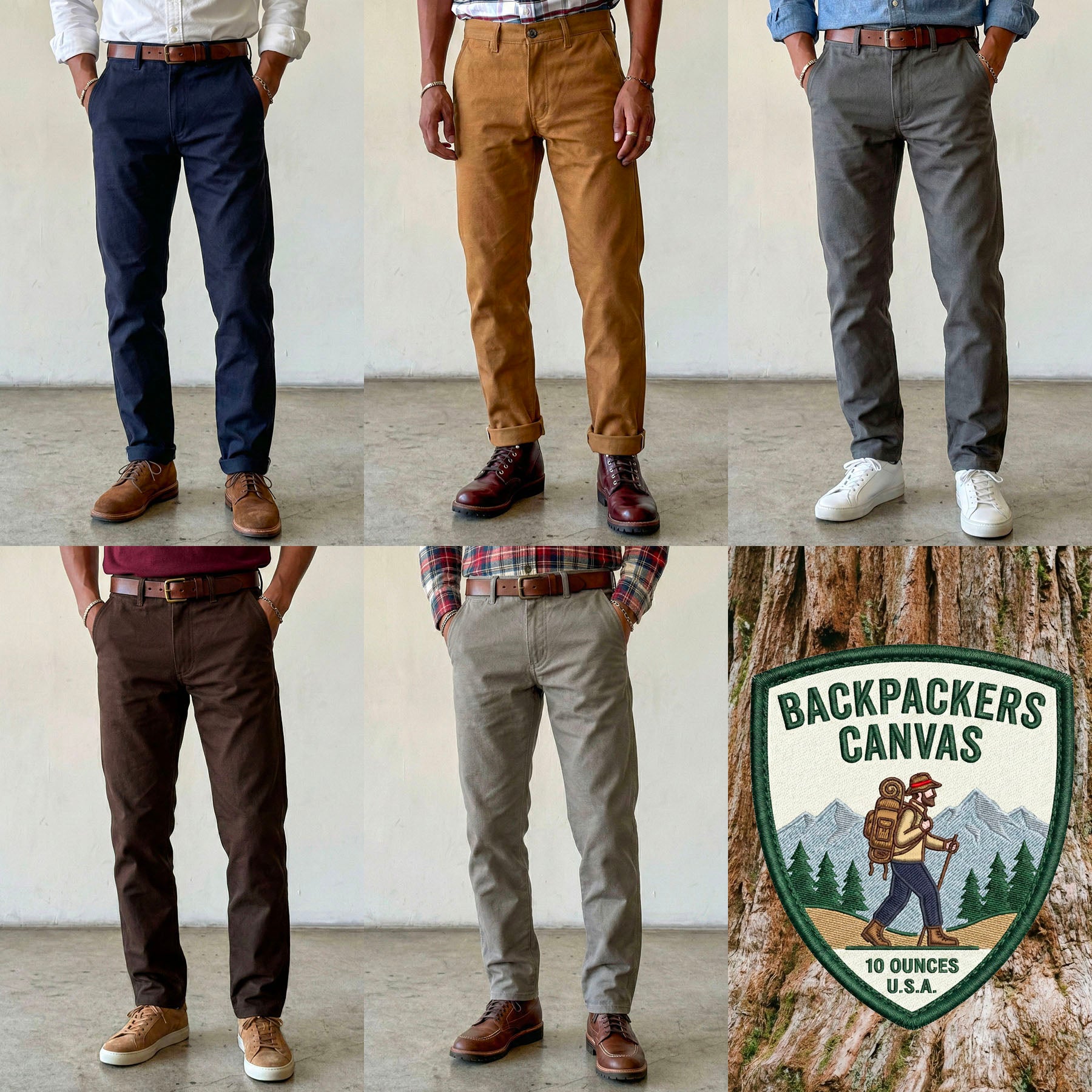 Rivet Chinos in 10oz American Backpacker Canvas Project
