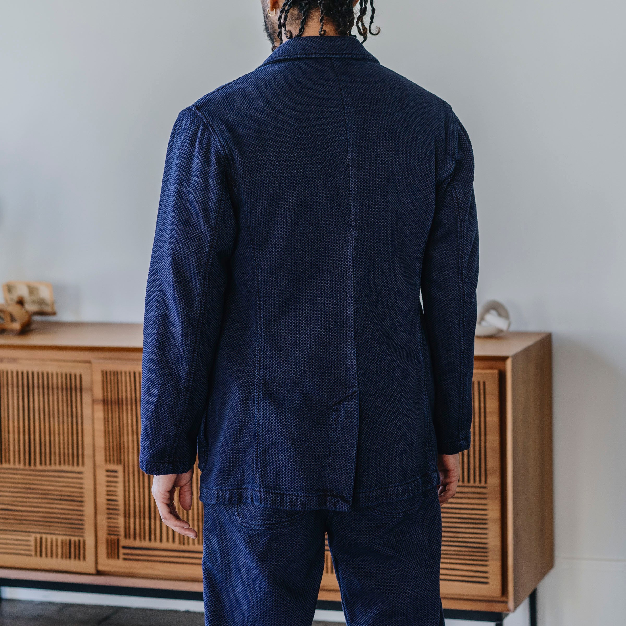 Sinclair Sportcoat Sashiko Ink Navy Size 38