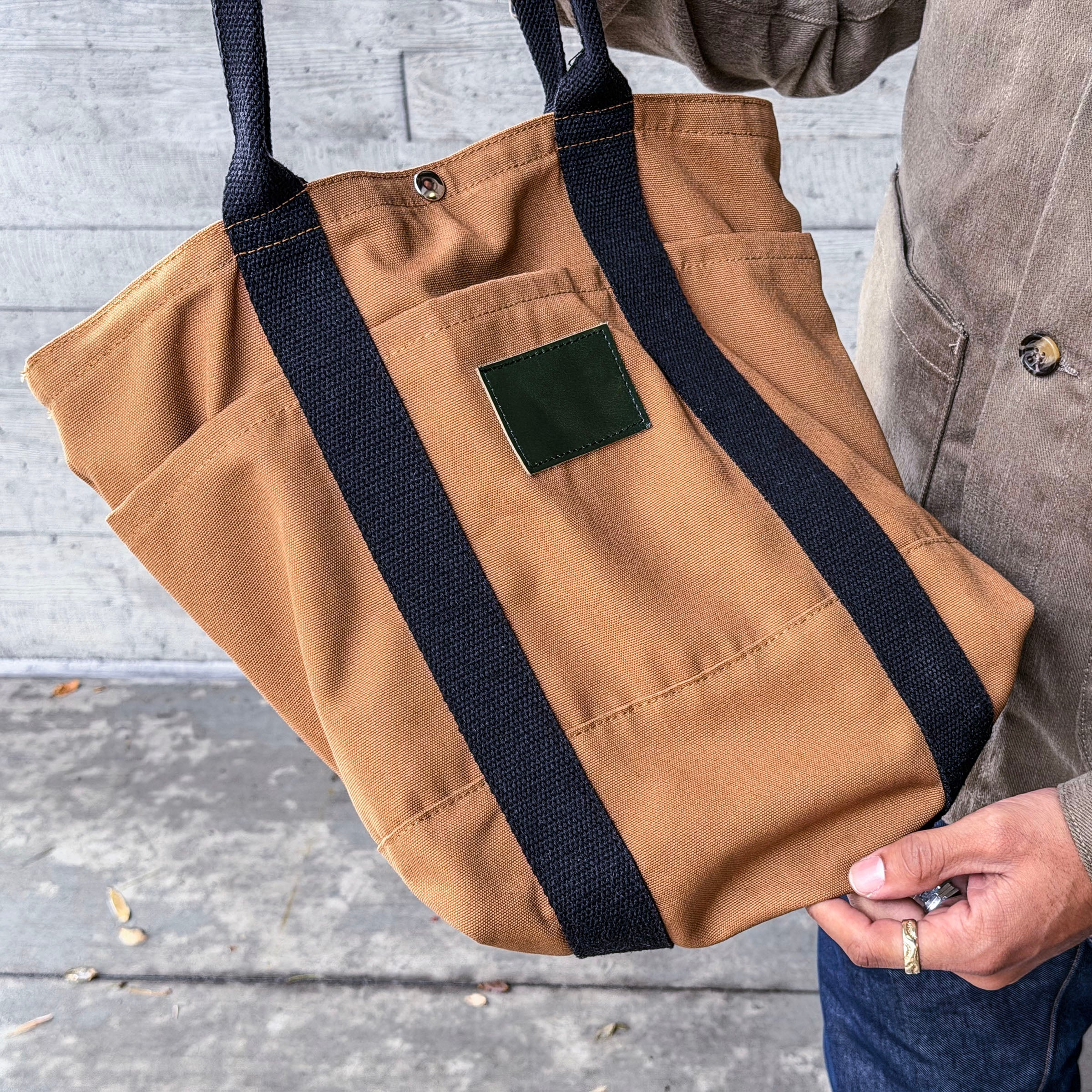 Harbor Tote Bag Caramel Duck Canvas