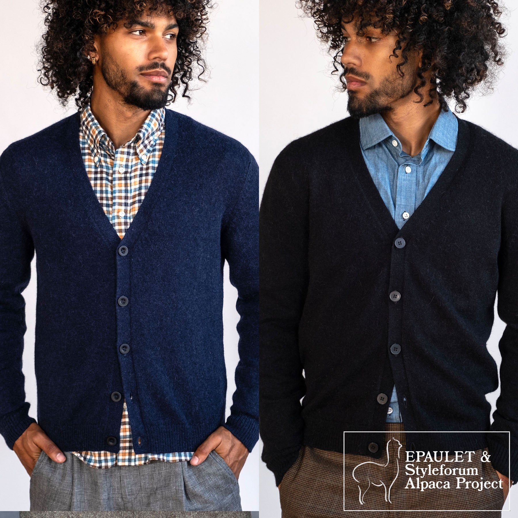 Alpaca Extrafine Knit Cardigan Sweaters