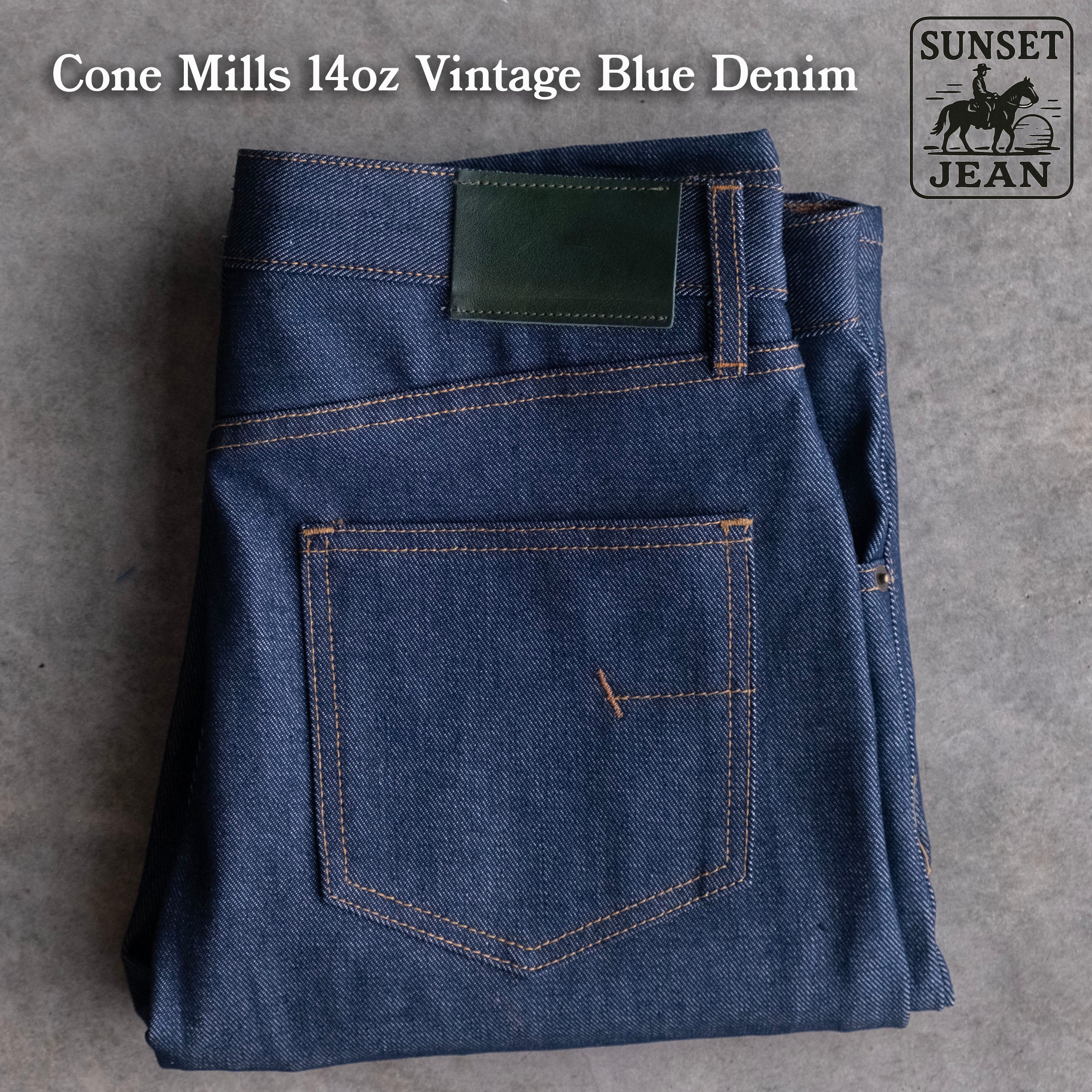 Sunset Western Jean Bleach Wash & Denims Project