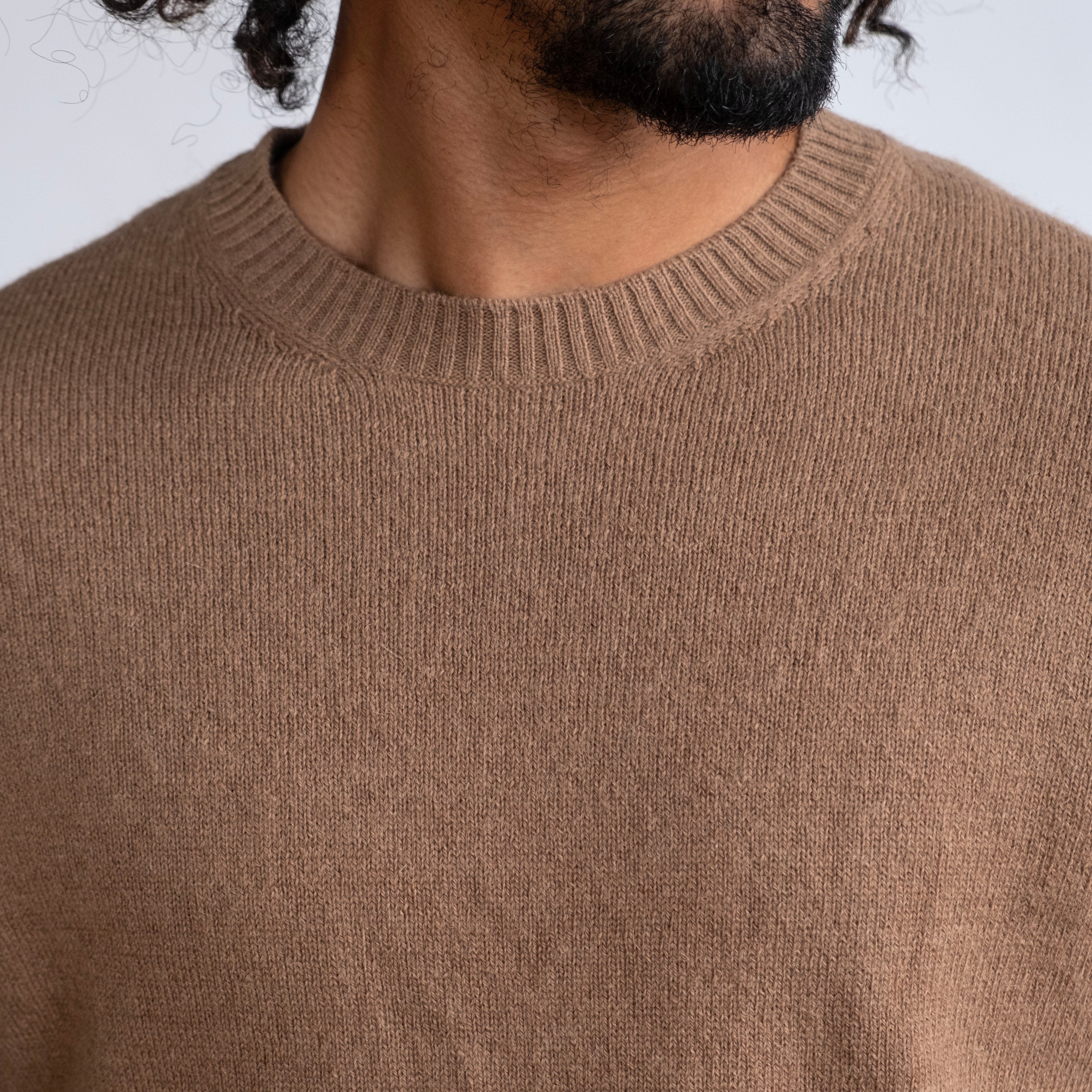 Alpaca Extrafine Knit Crewneck Sweaters