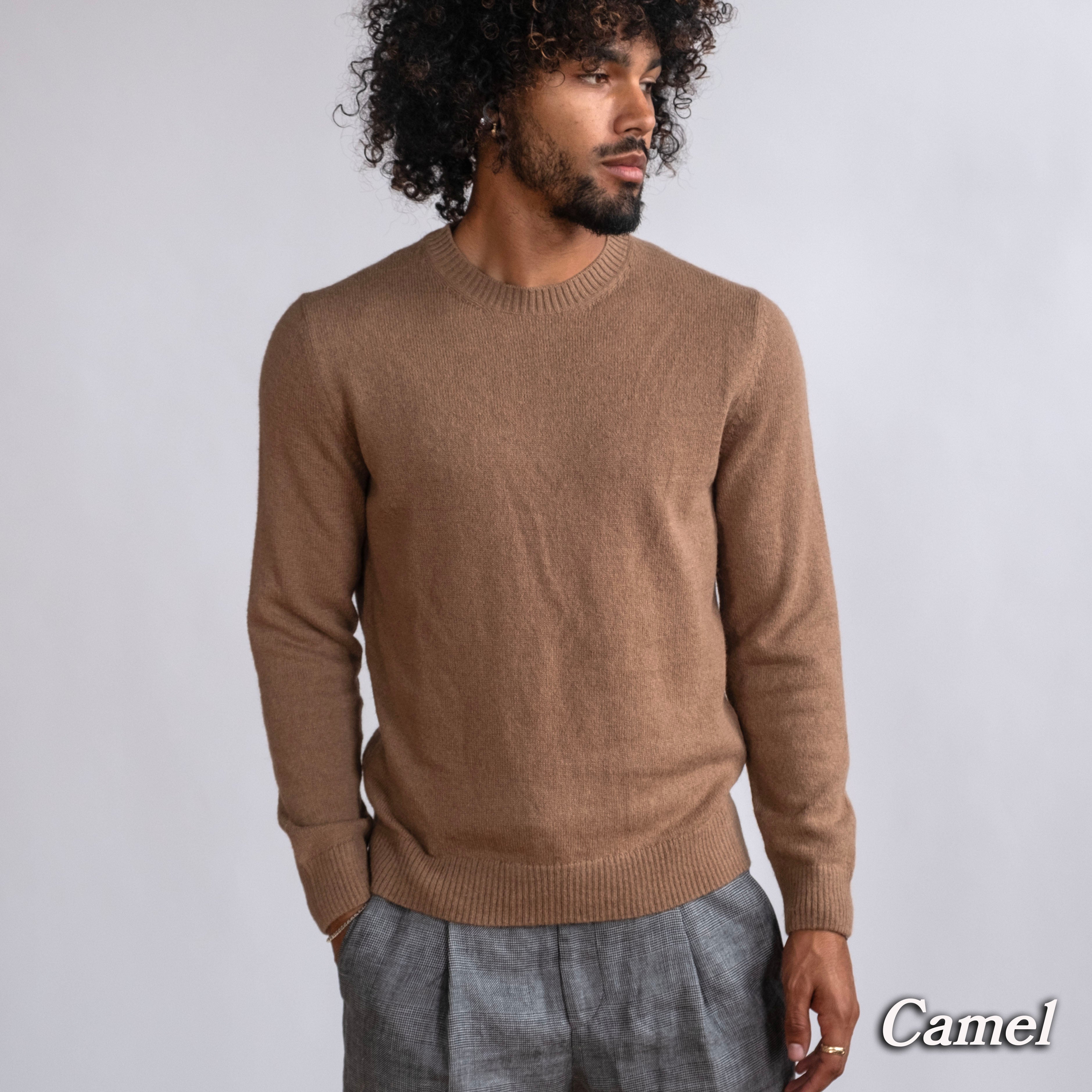 Alpaca Extrafine Knit Crewneck Sweaters
