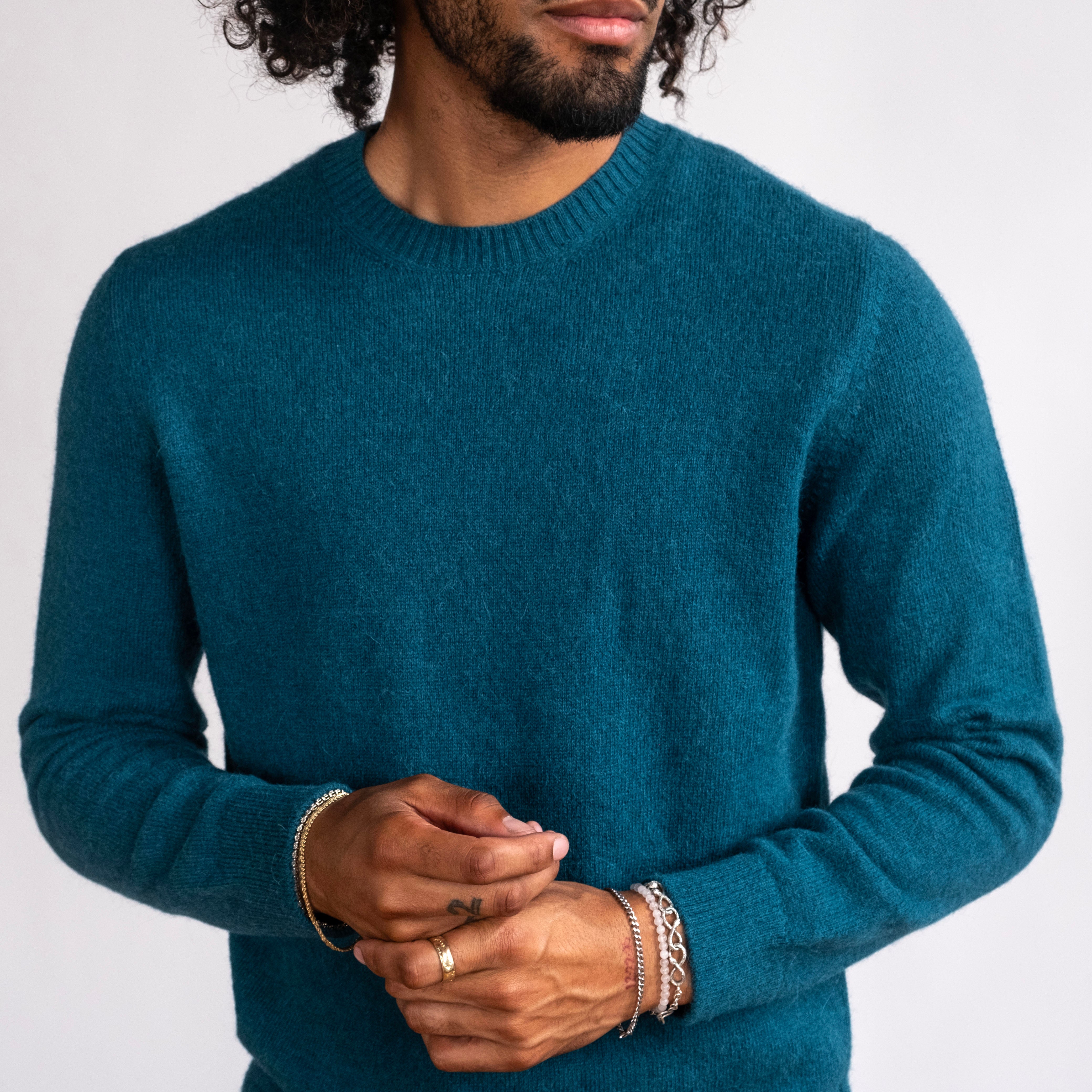 Alpaca Extrafine Knit Crewneck Sweaters