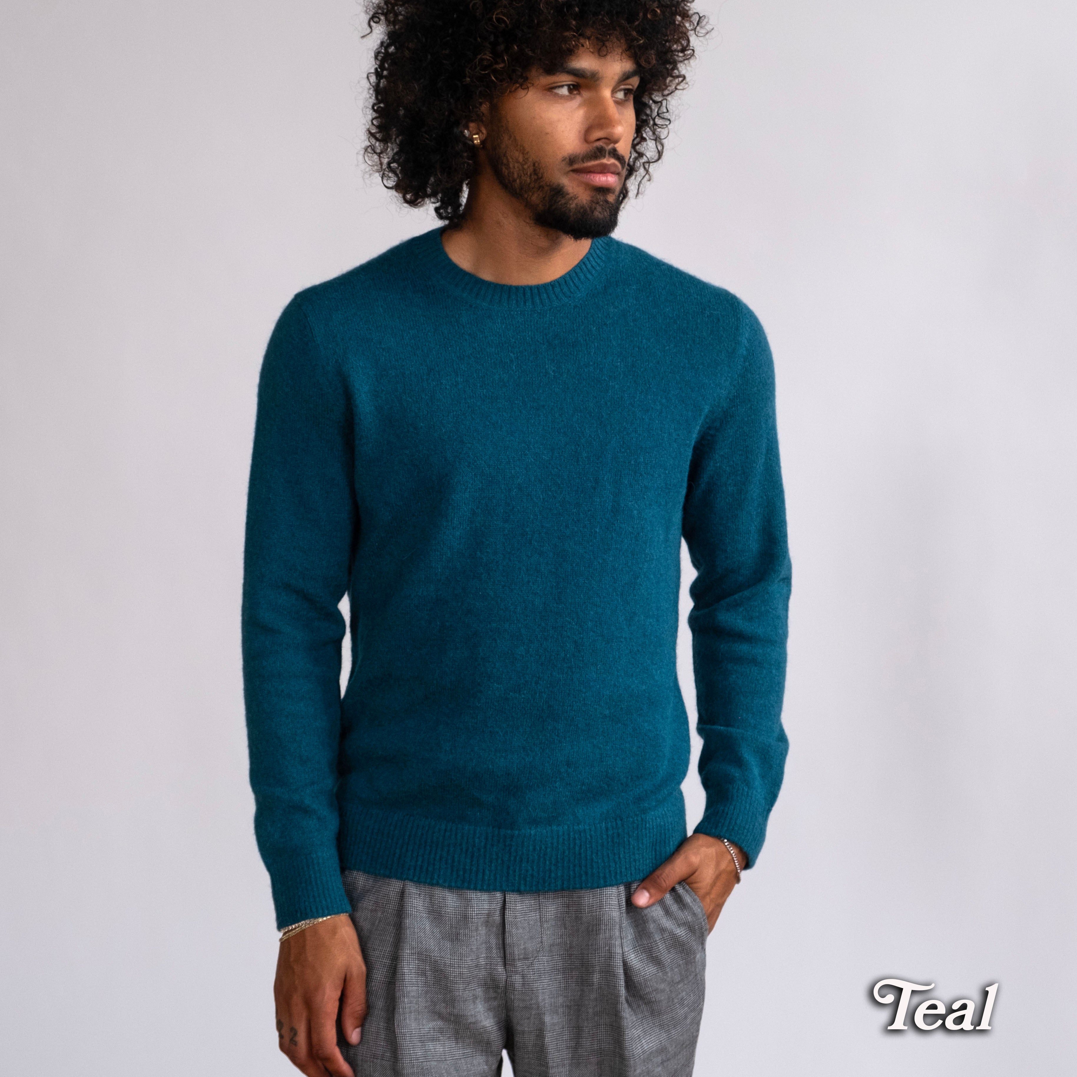 Alpaca Extrafine Knit Crewneck Sweaters