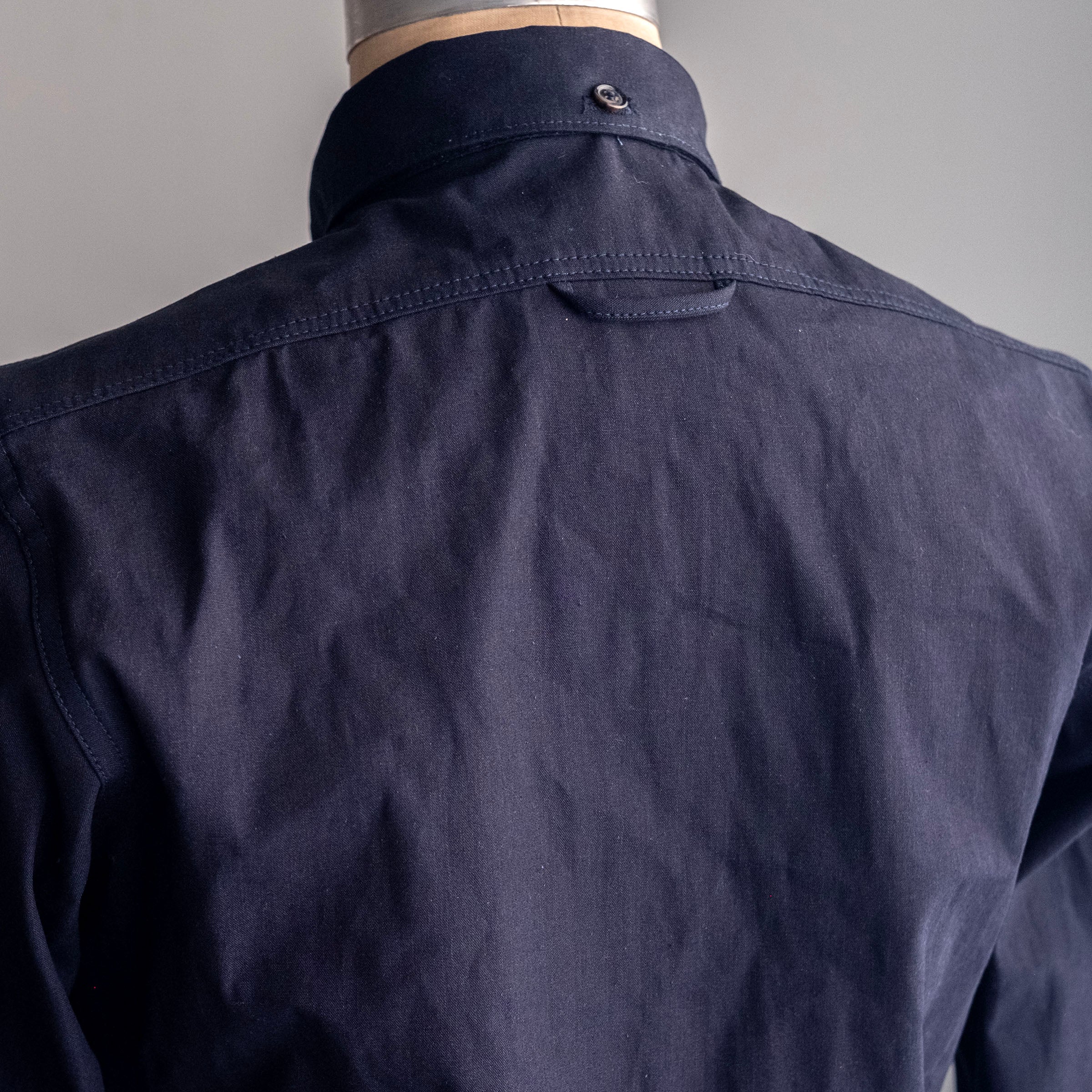 Denim Button Down Shirt Kaihara 9oz Indigo Twill Sz Large