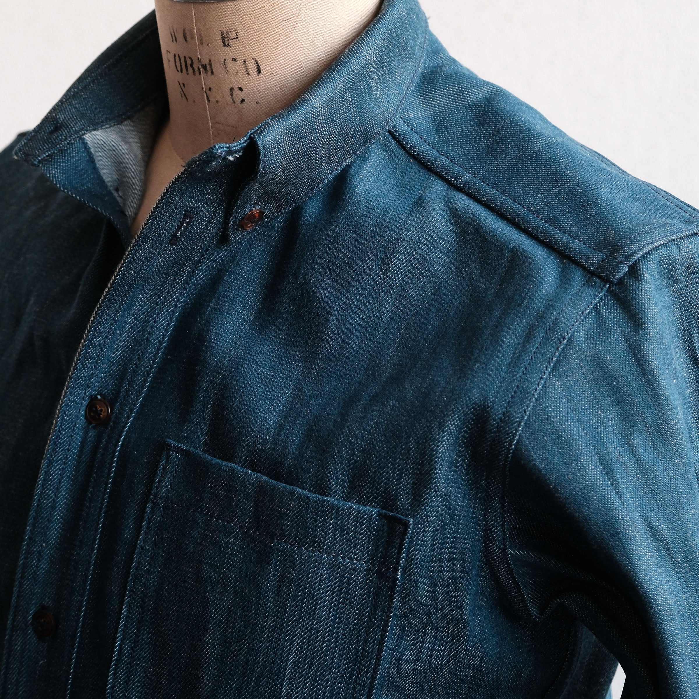 Sample Sale: DCBD in Kaihara Dark Teal Slubby Denim Sz L