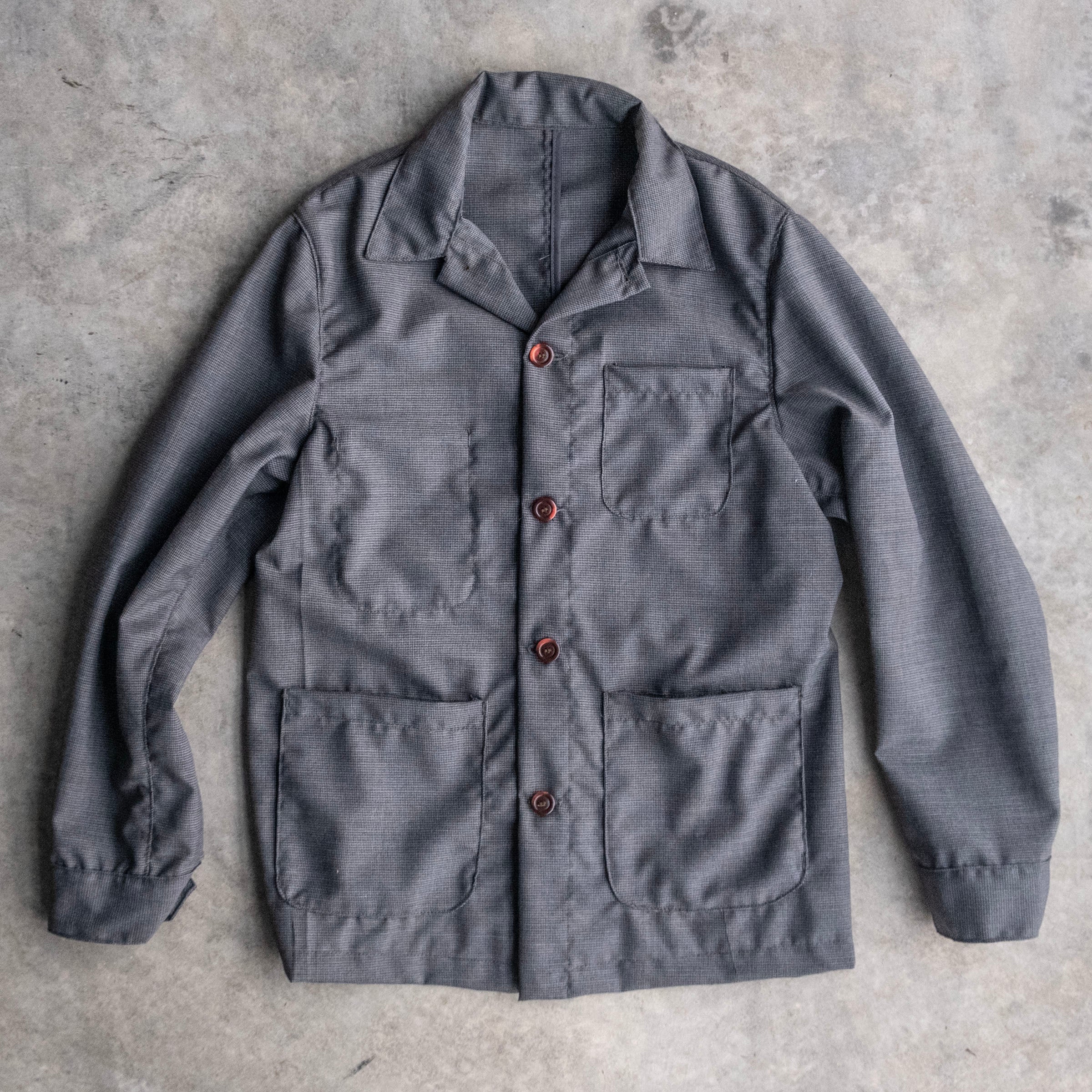 Sample Sale: Doyle Jacket in Washable Crosshatch Wool, Size 40