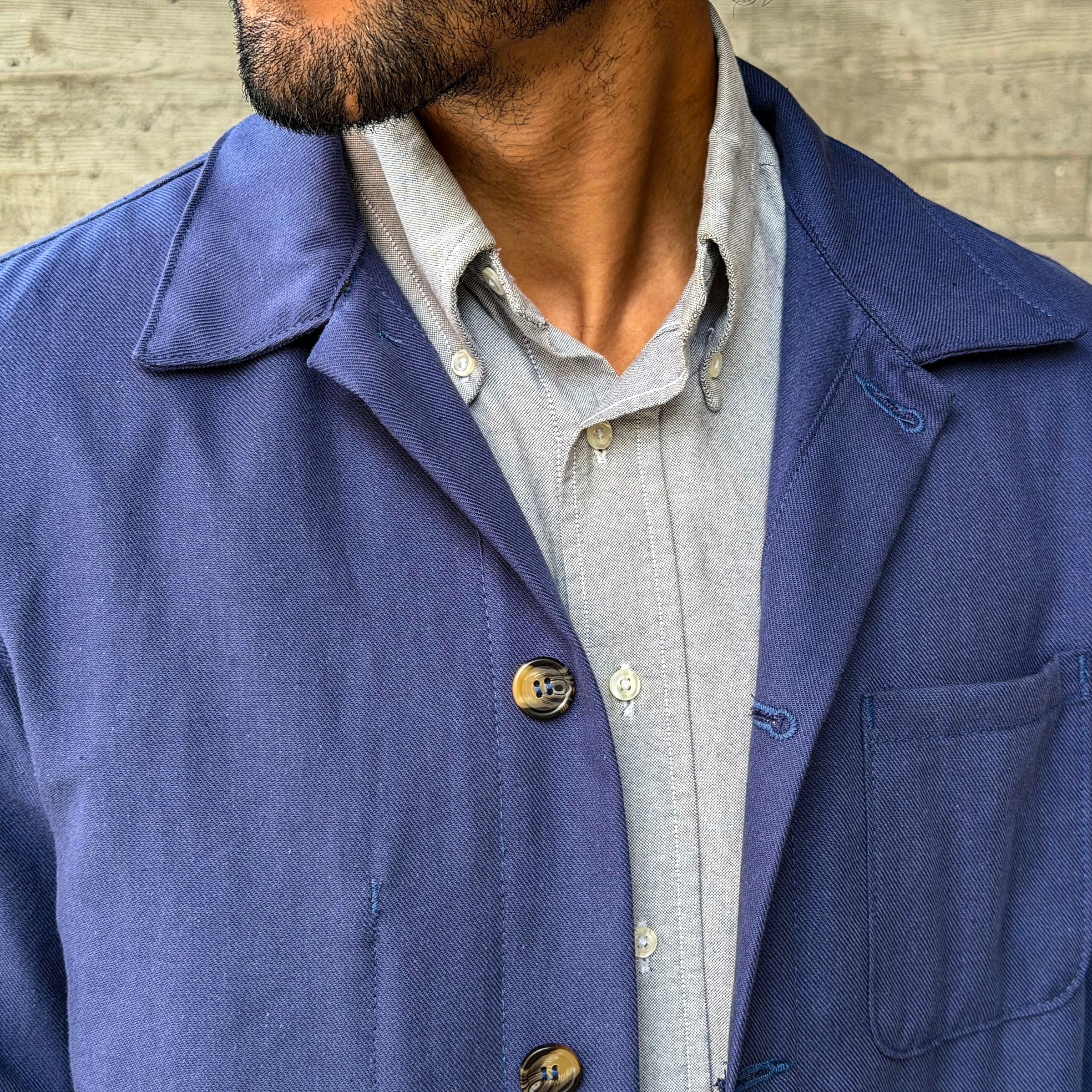 Doyle Jacket Bleu De Travail 9oz Twill