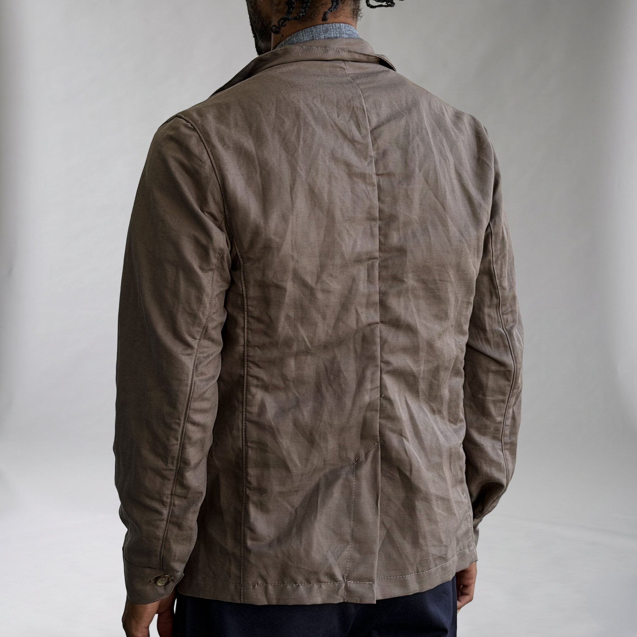 Doyle Jacket Hazelnut Albini Linen