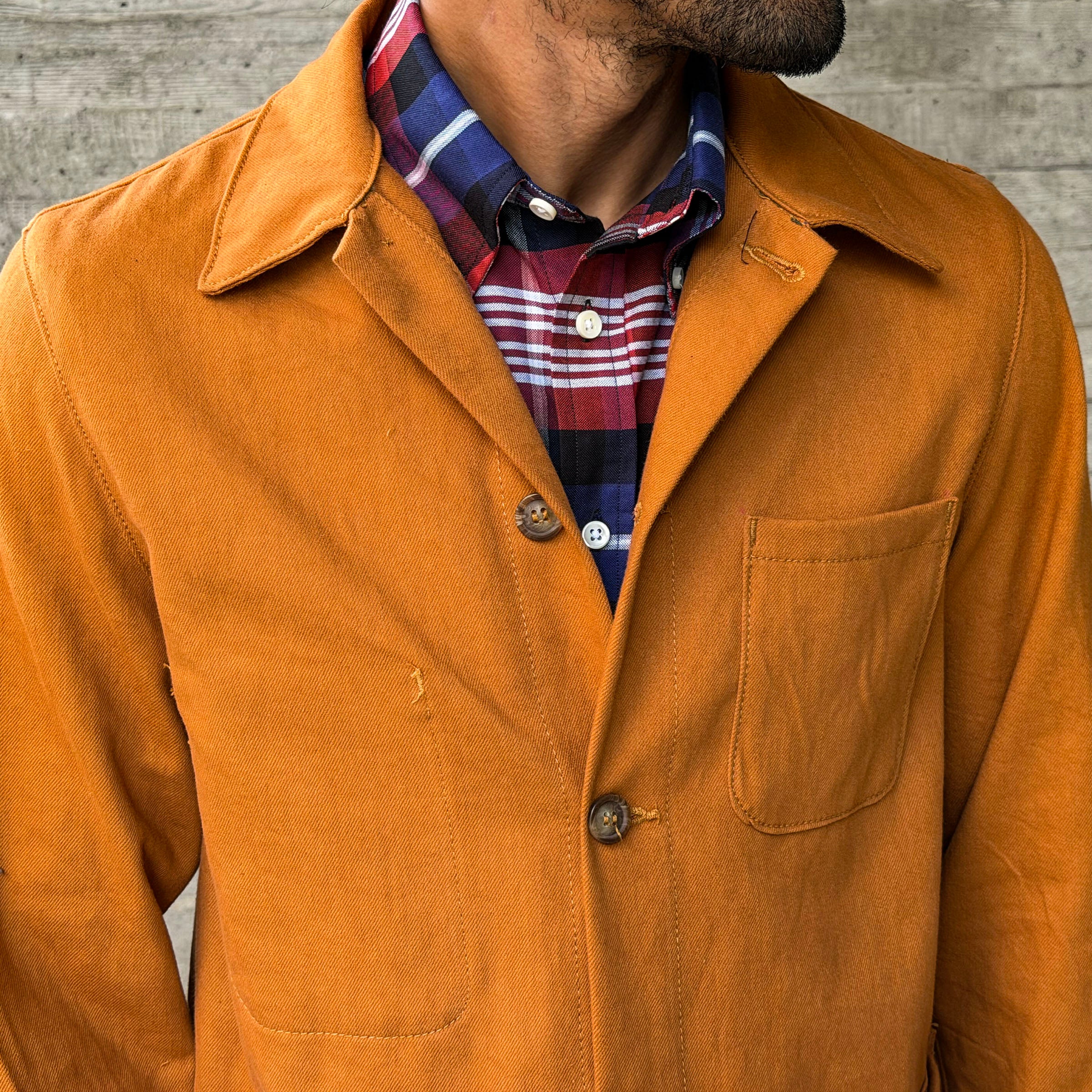 Doyle Jacket Terracotta Dyed 10oz Cotton Canvas