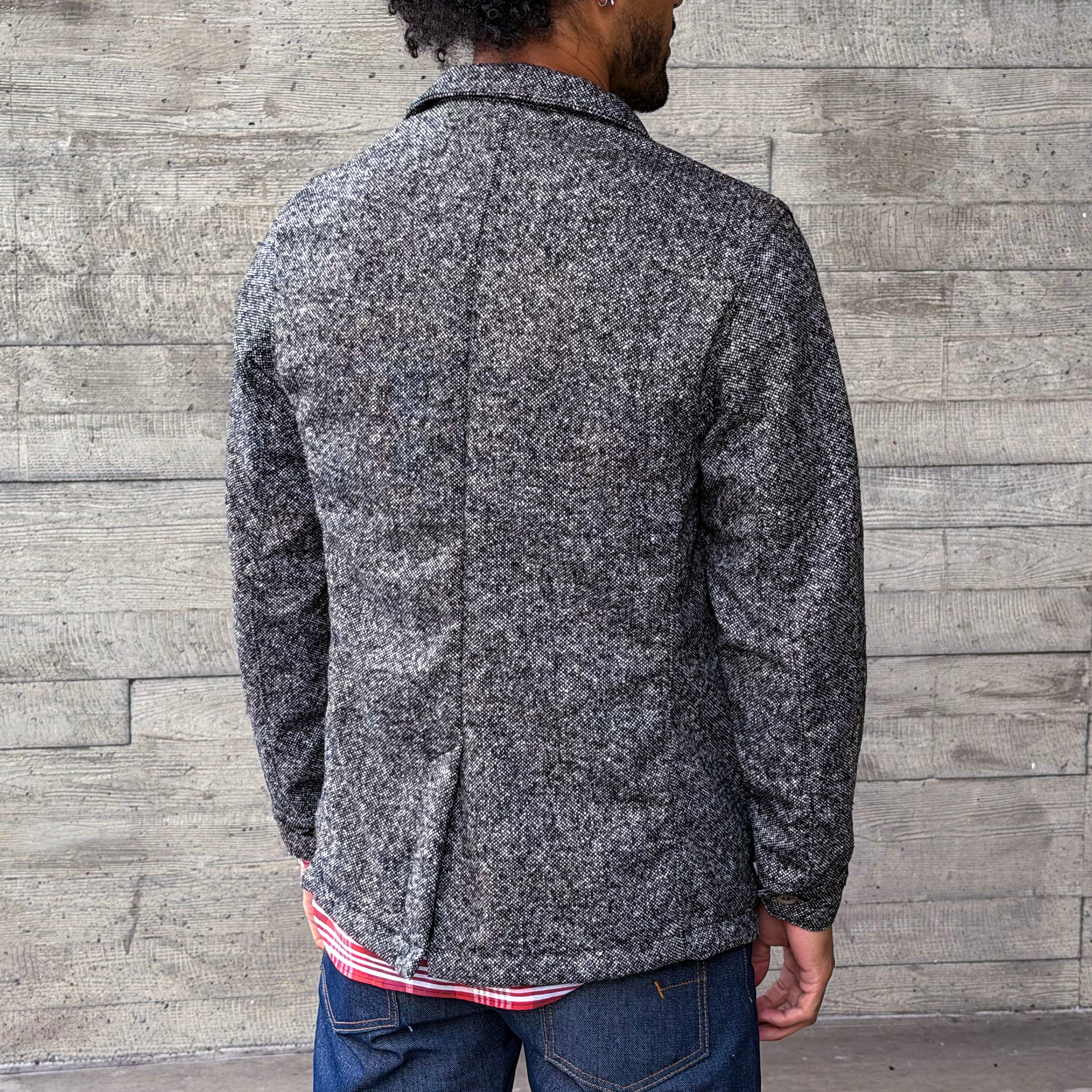 Doyle Jacket Salt & Pepper Washable Donegal Tweed