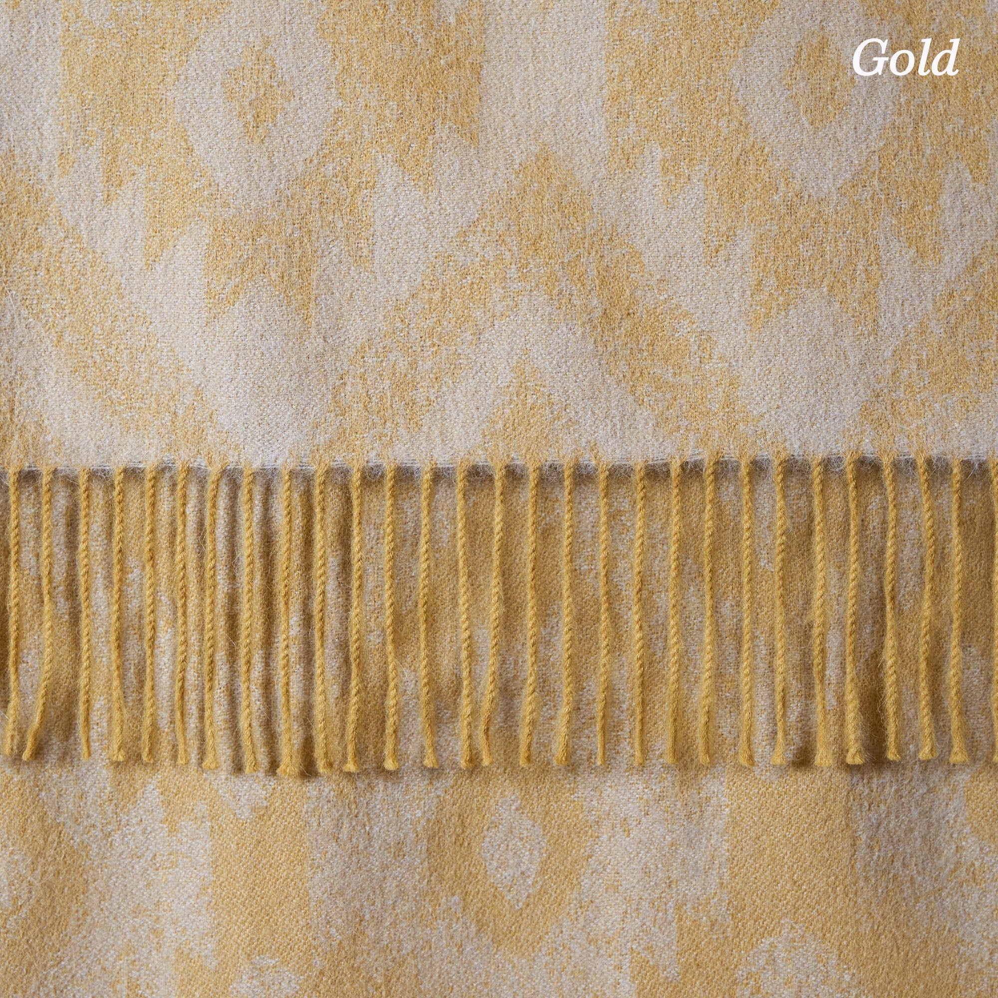 Ethnic Jacquard Pure Alpaca Throw Blanket