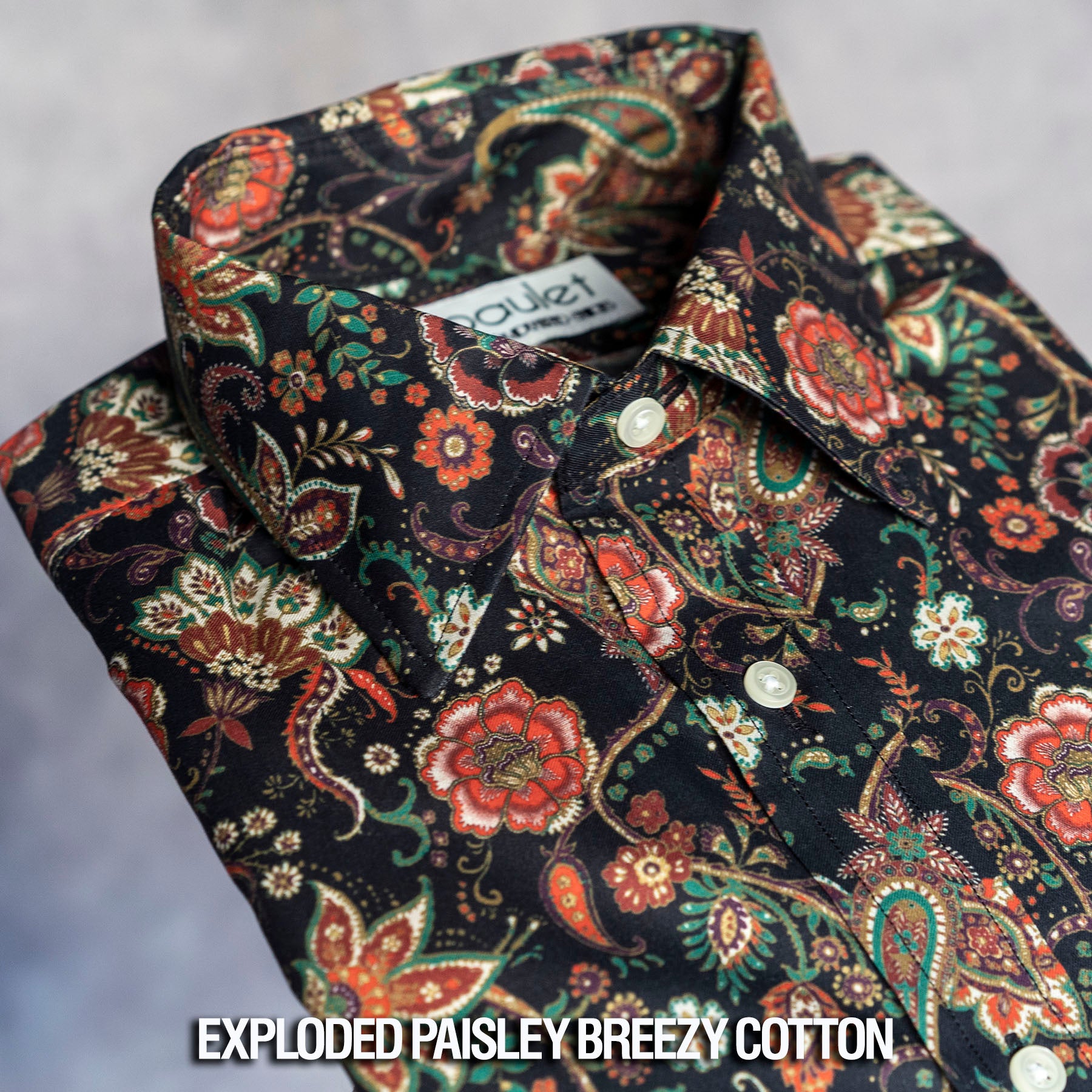 Custom Shirting Kaleidoscope Colors Linens, Blends, & Novelties