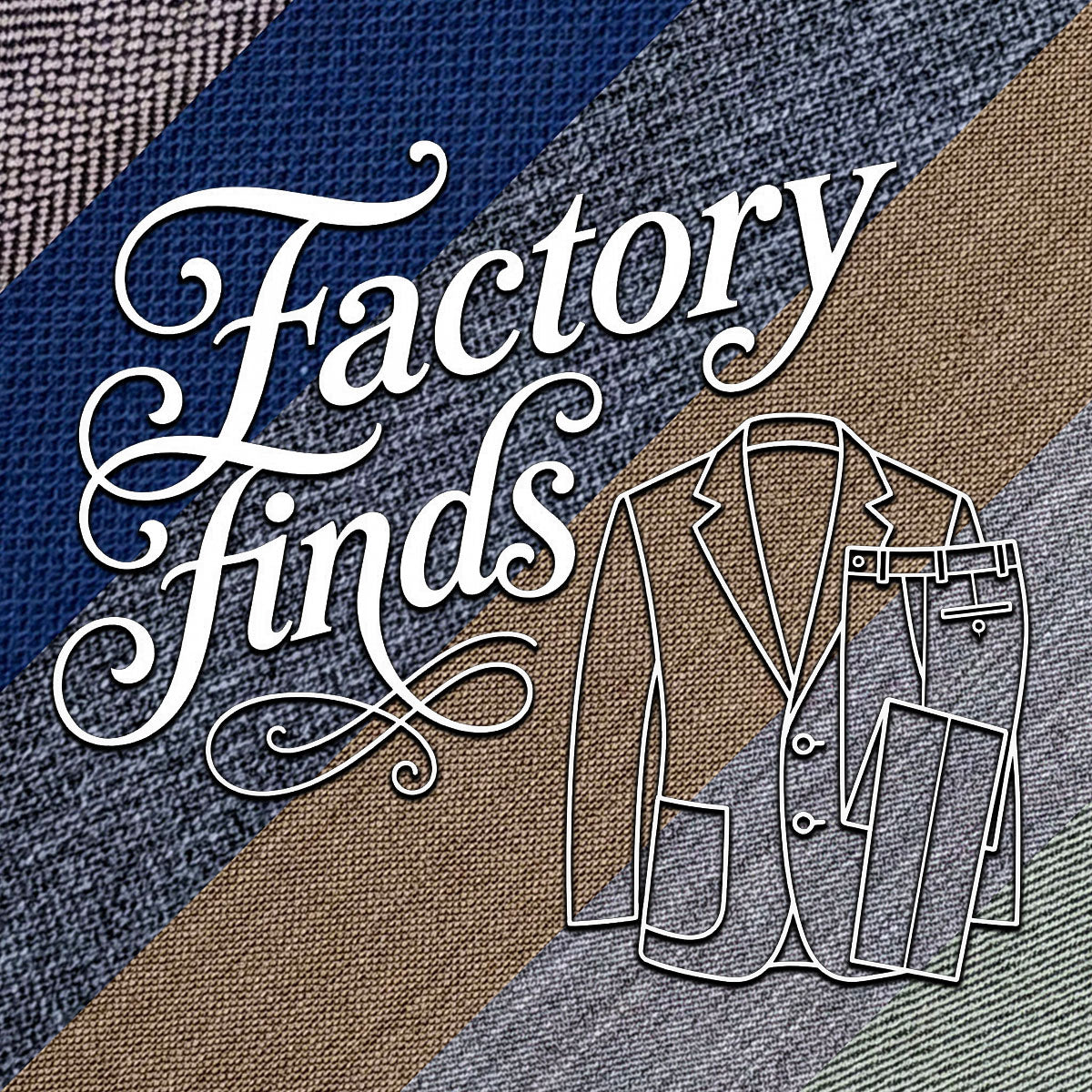Custom Suits Holland & Sherry Factory Finds Promo