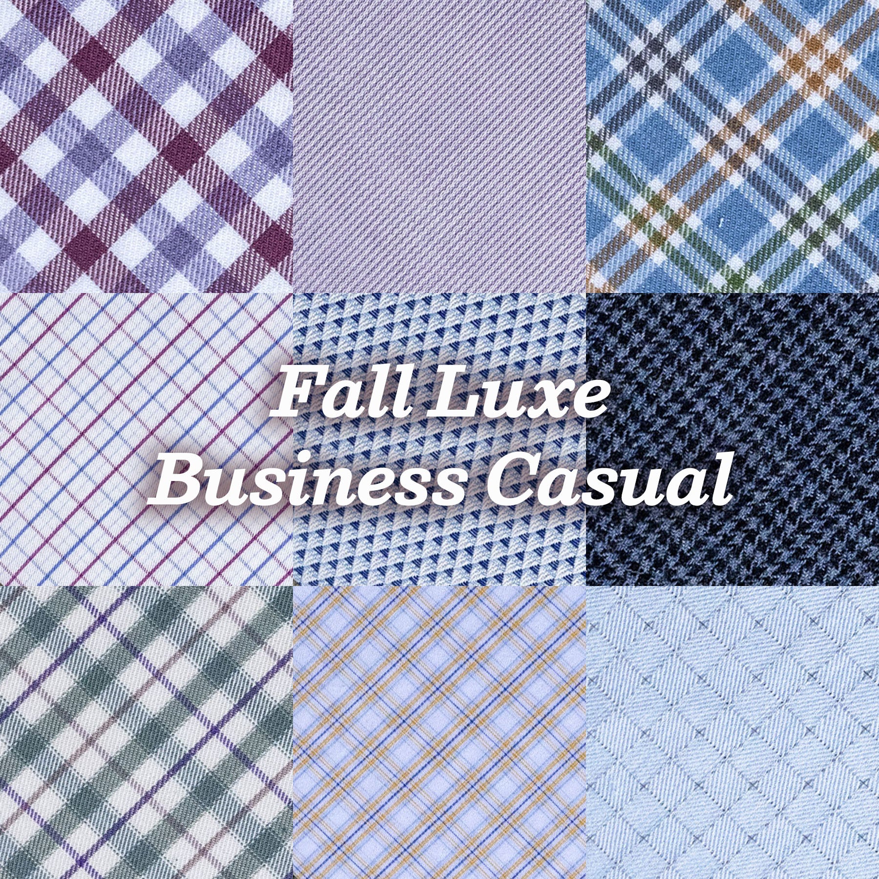 Custom Shirts Fall Luxe Business Casual