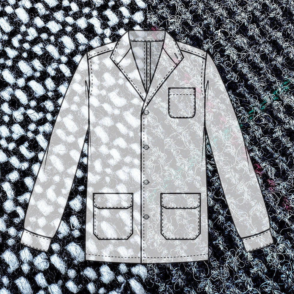 Custom Teba Hunting Jacket in Gallowglas & Iron Forest Tweed