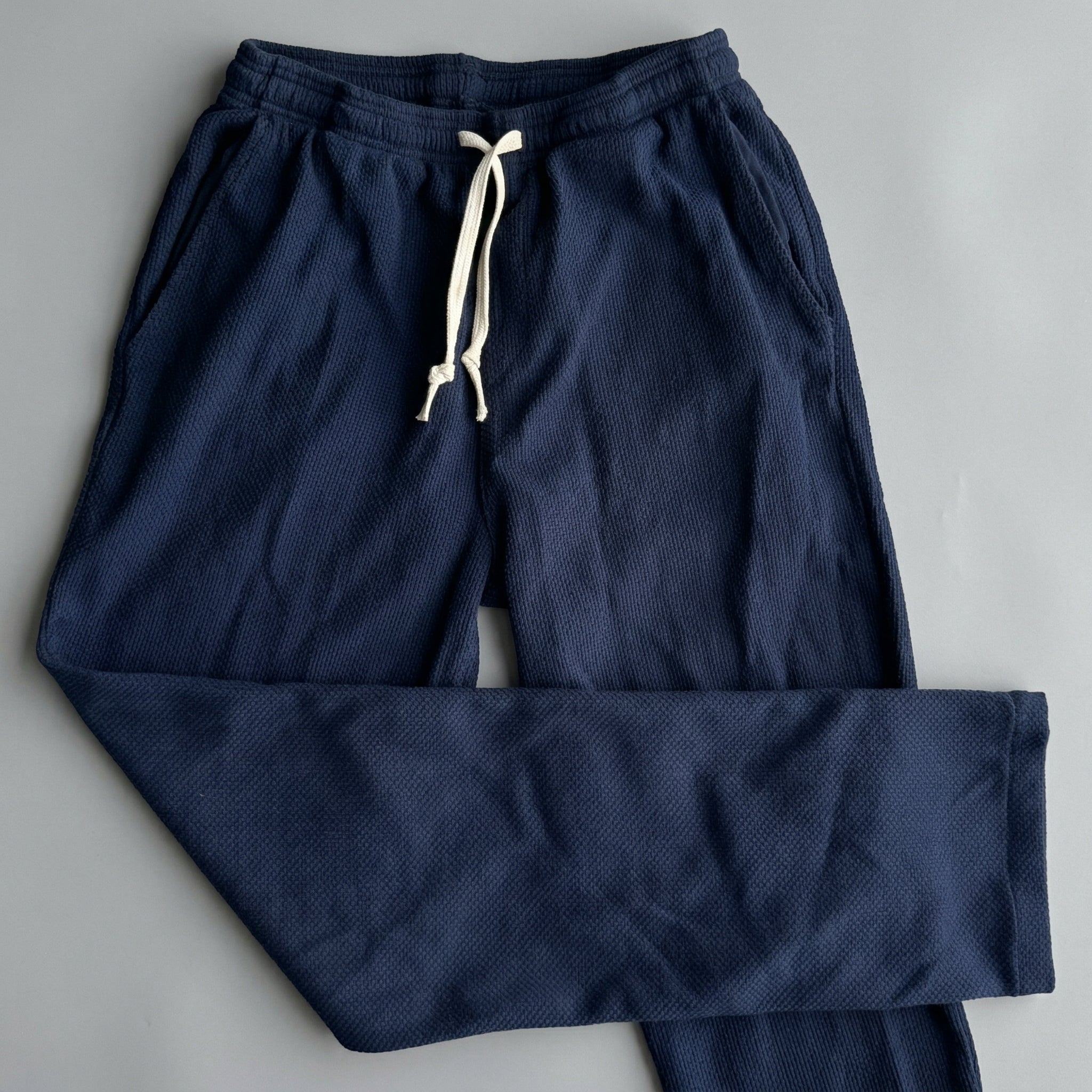 Laidback Pant Deep Navy Sashiko Project: May Shipment