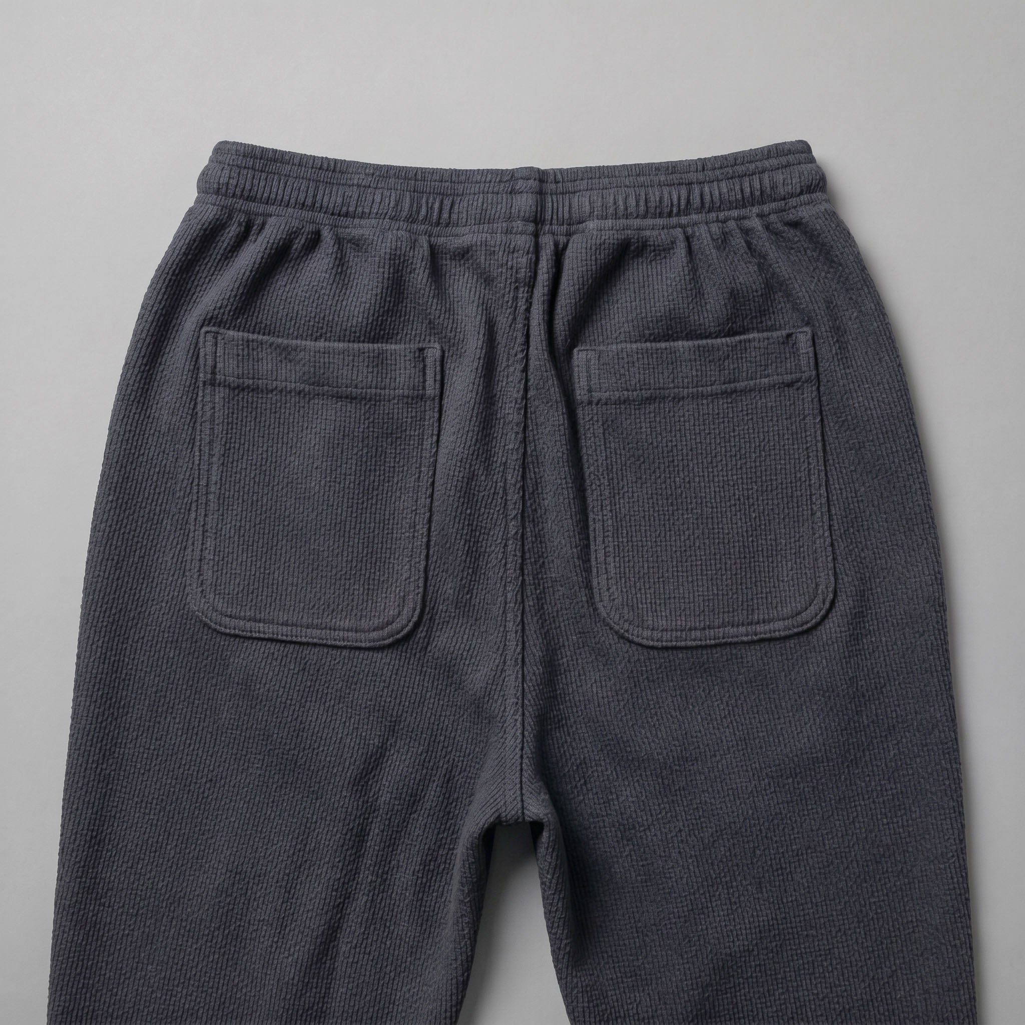 Laidback Pant Storm Grey Sashiko Project: June Shipment