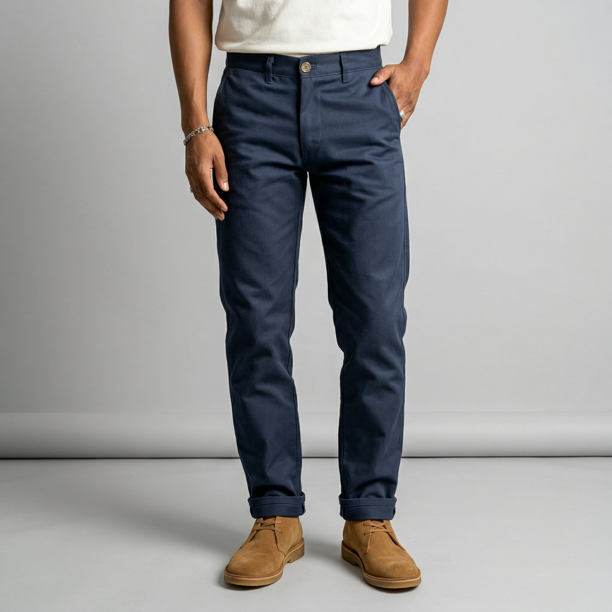 Rivet Chino Deep Navy 10oz Backpacker Canvas