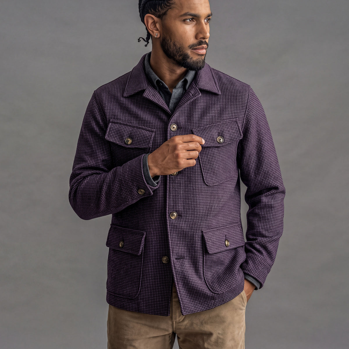 Jungle Jacket in English & Italian Wool Tweed Project