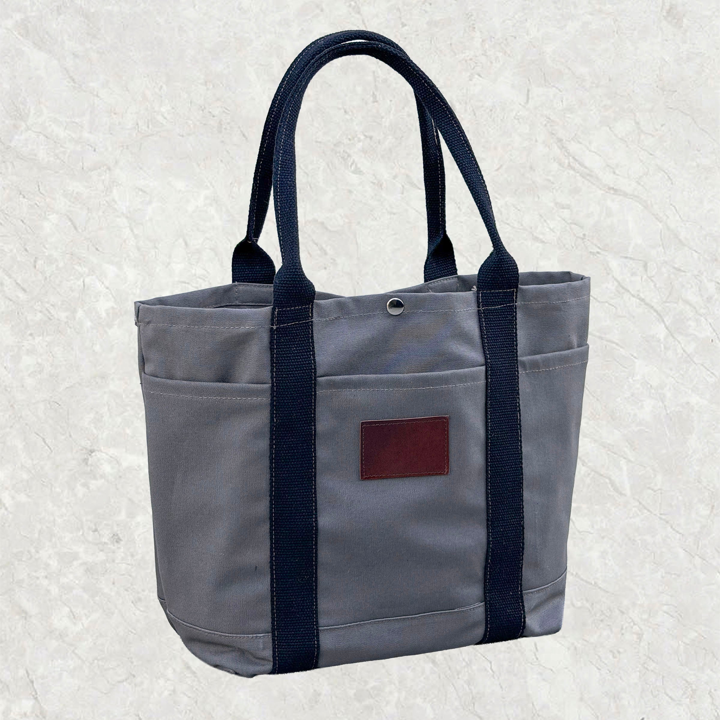 Harbor Tote Bag Storm Grey Duck Canvas