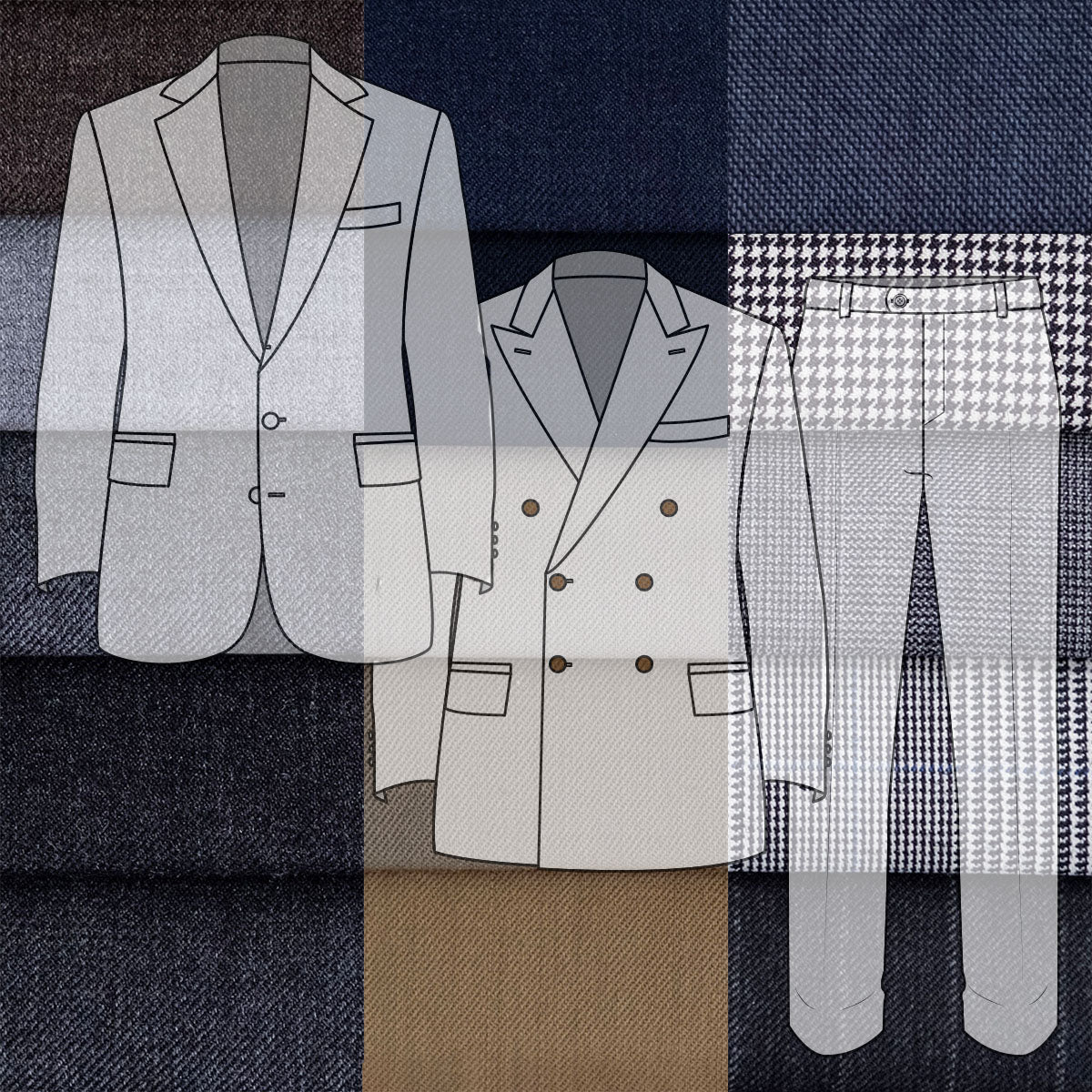 Custom Suits & Sportcoats Holland & Sherry Super 140s