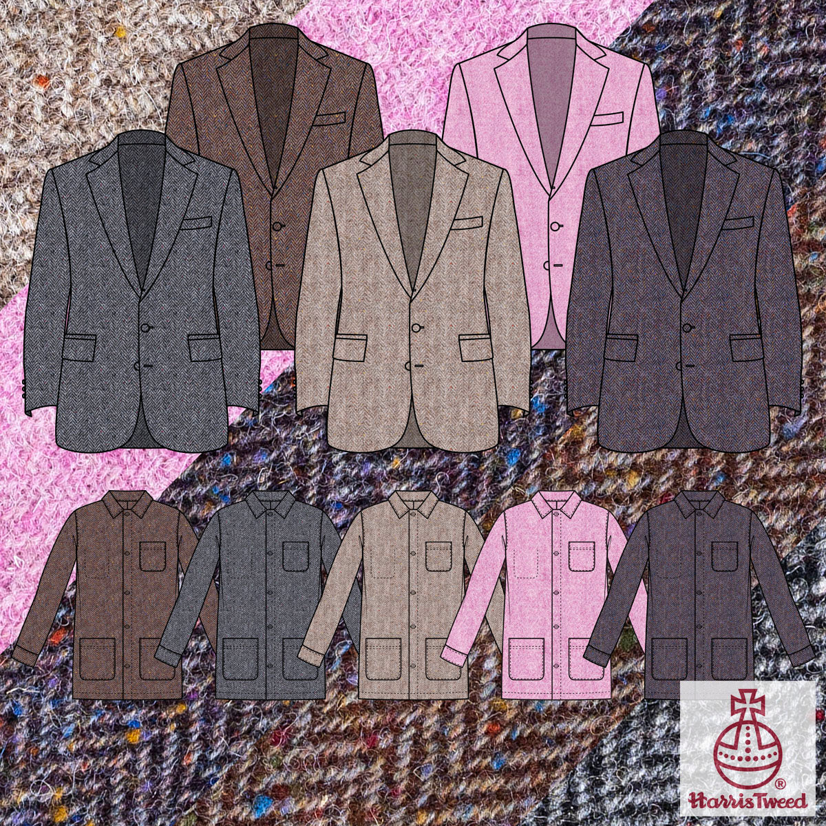 Custom Harris Tweed Suit Patrick P