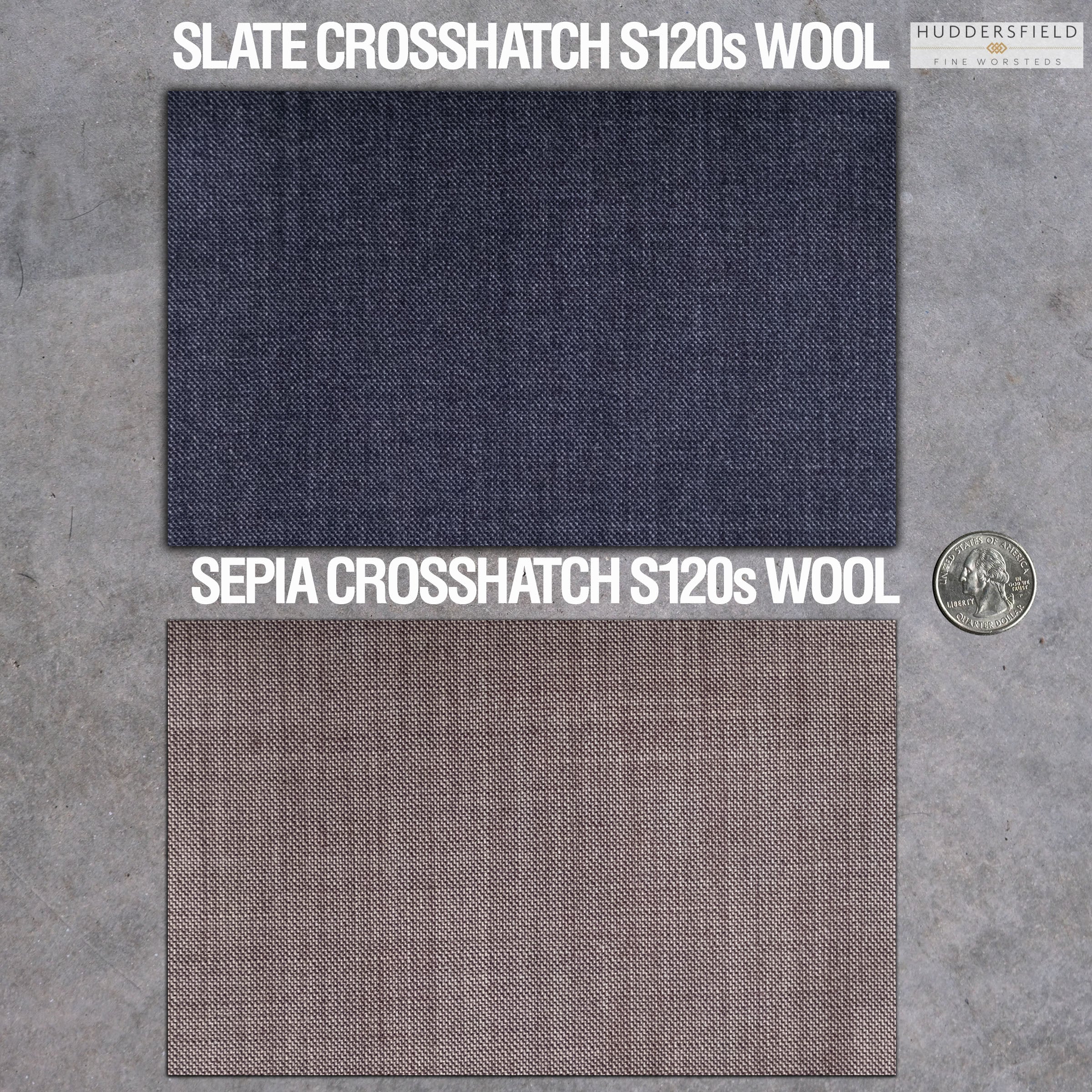 Custom Suits & Sportcoats Huddersfield Solid 4-Season Wools