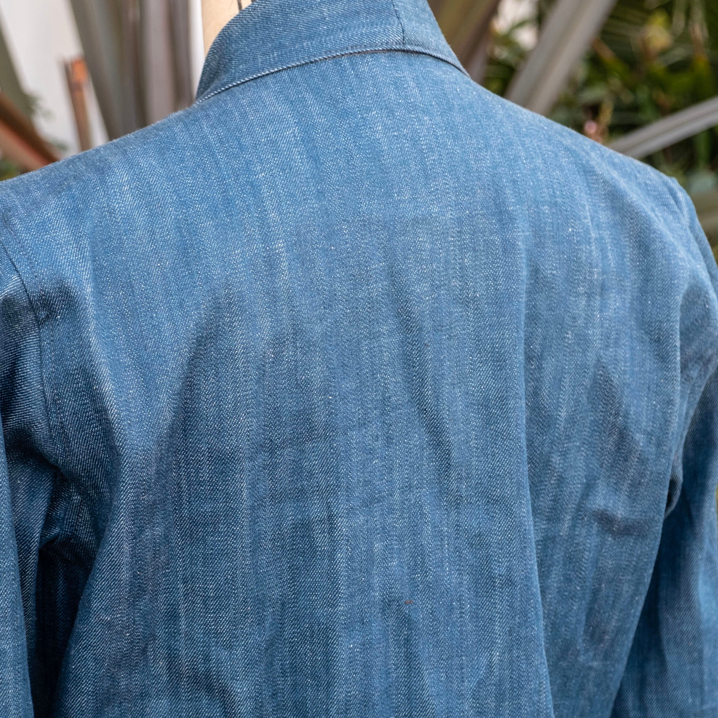 Kamigata Jacket in Kuroki 12oz Lapis Slubby Denim