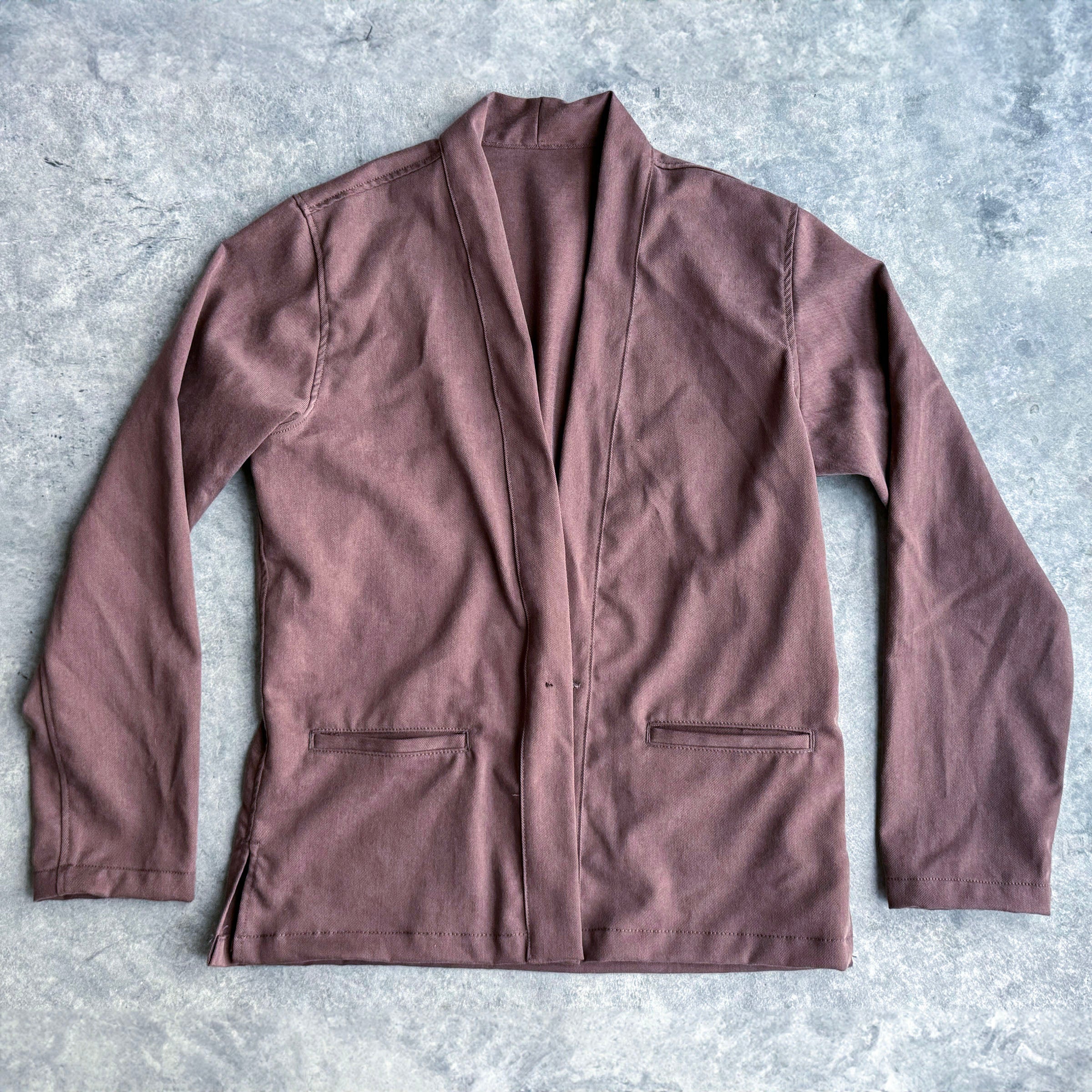 Kamigata Jacket in Austrian 9oz Russet Tencel Twill