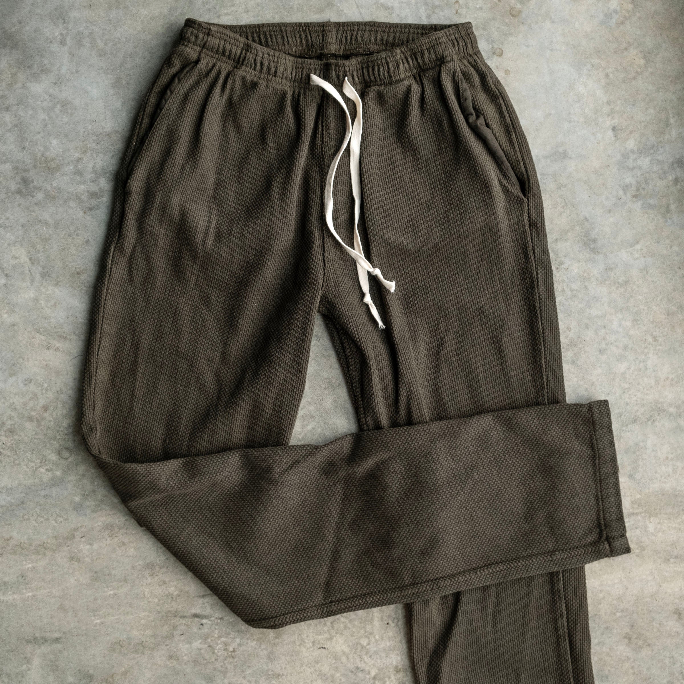 Laidback Pant Sashiko Olive