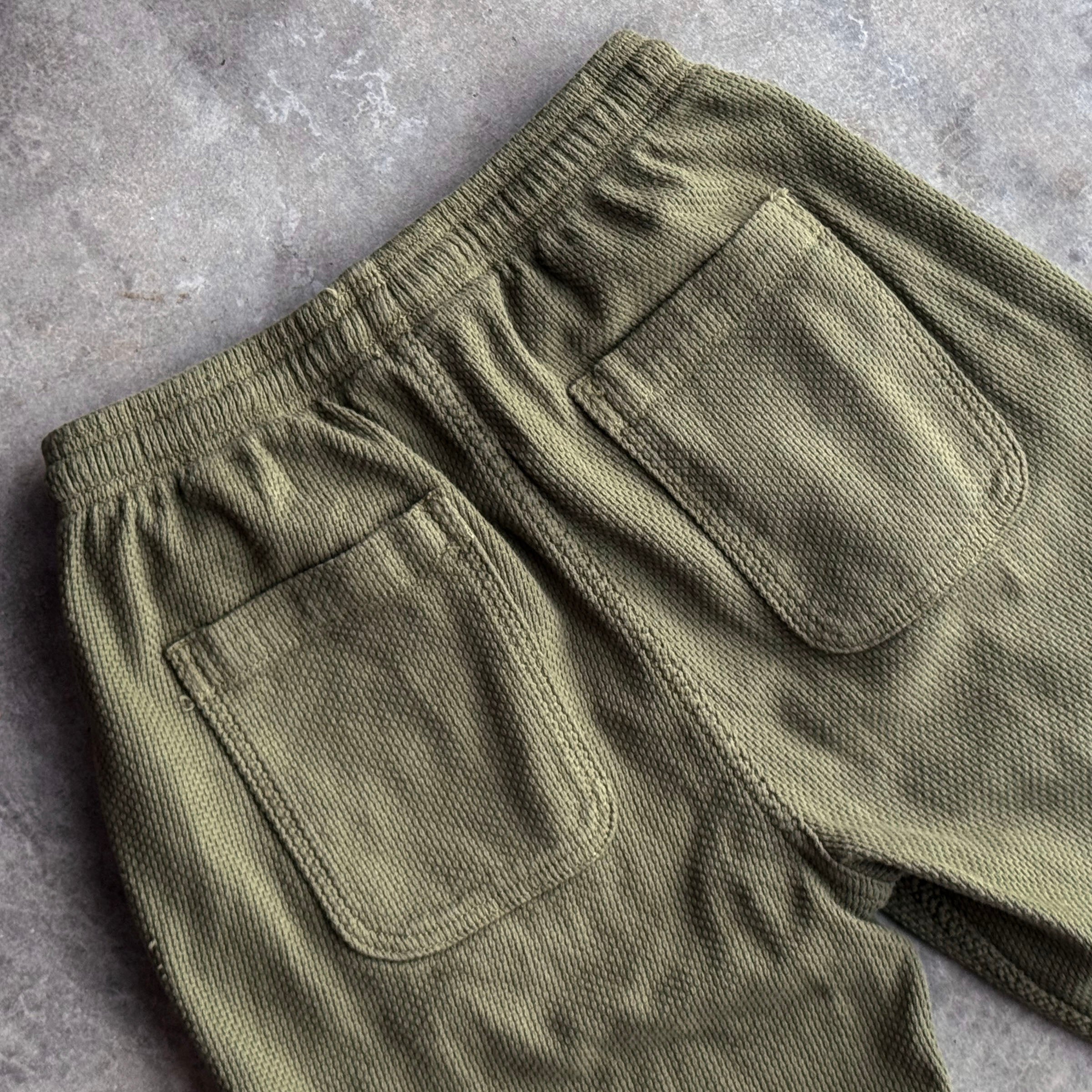 Laidback Pant Sashiko Olive