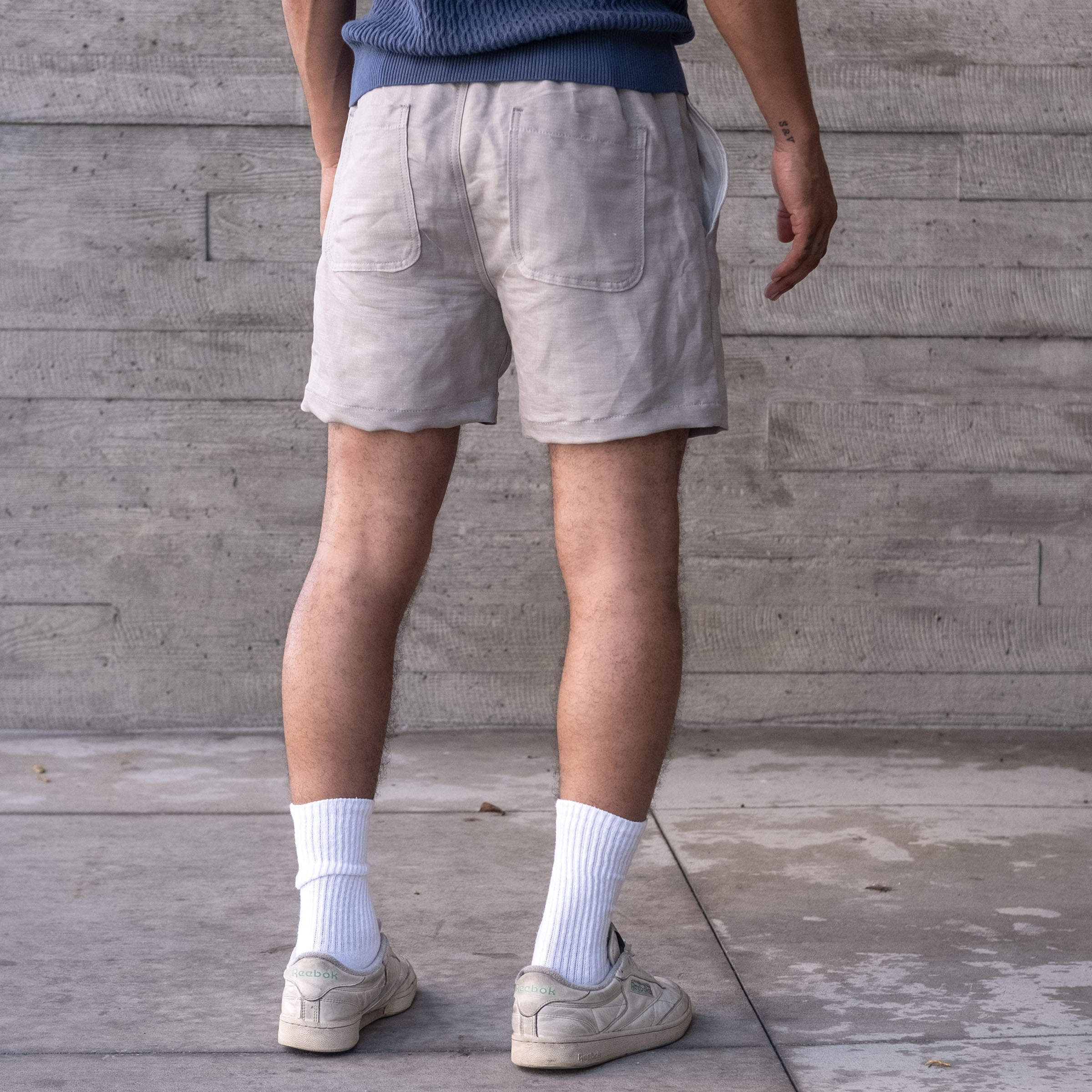 Laidback Short Mai Tai Print Japanese Linen