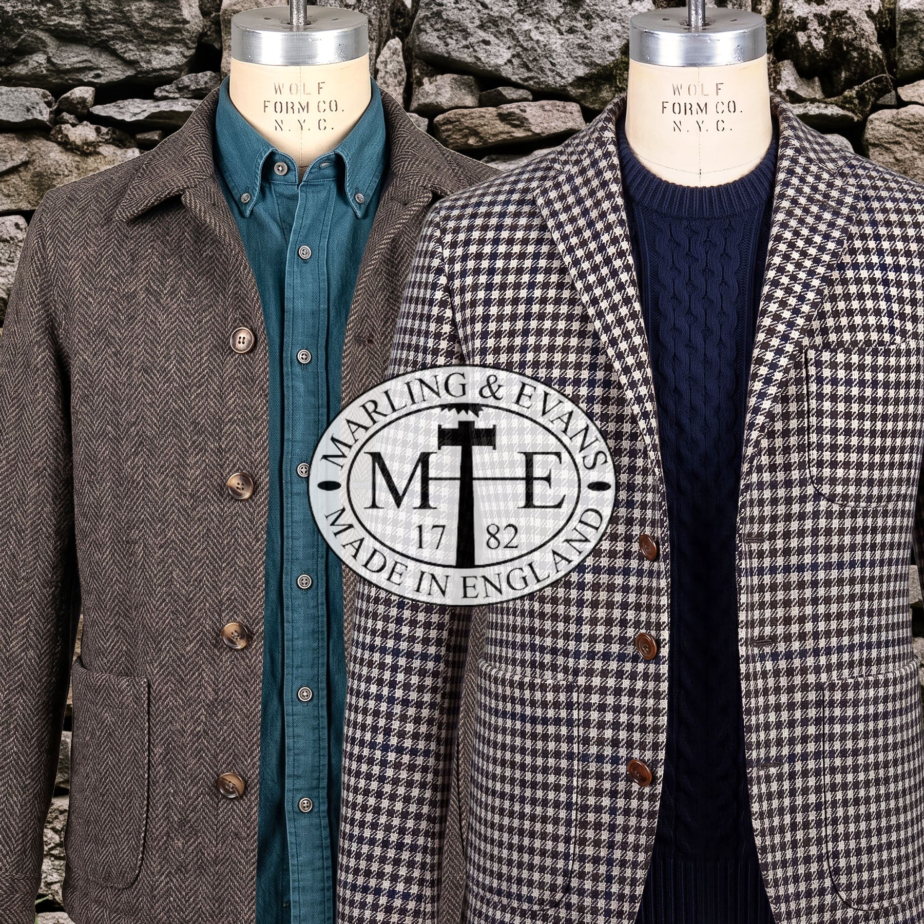Doyle, Sinclair & Corso Marling & Evans Tweed Jackets (Sept Ship)
