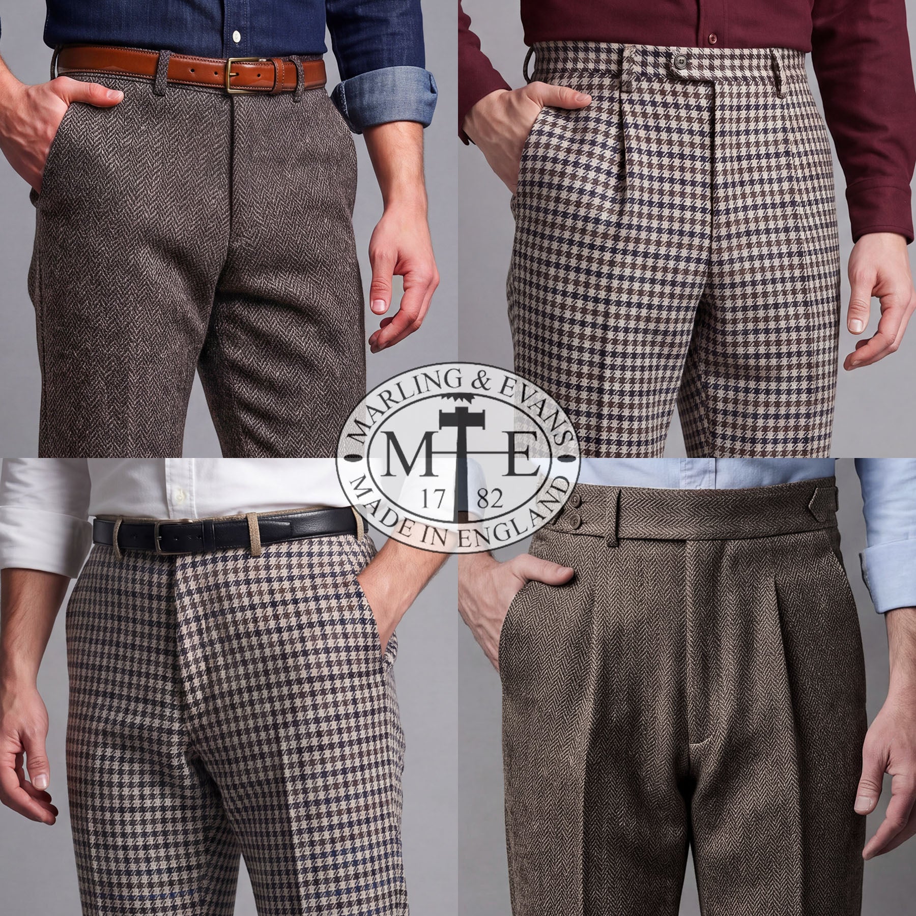 Custom Trousers in Marling & Evans Promo Tweed
