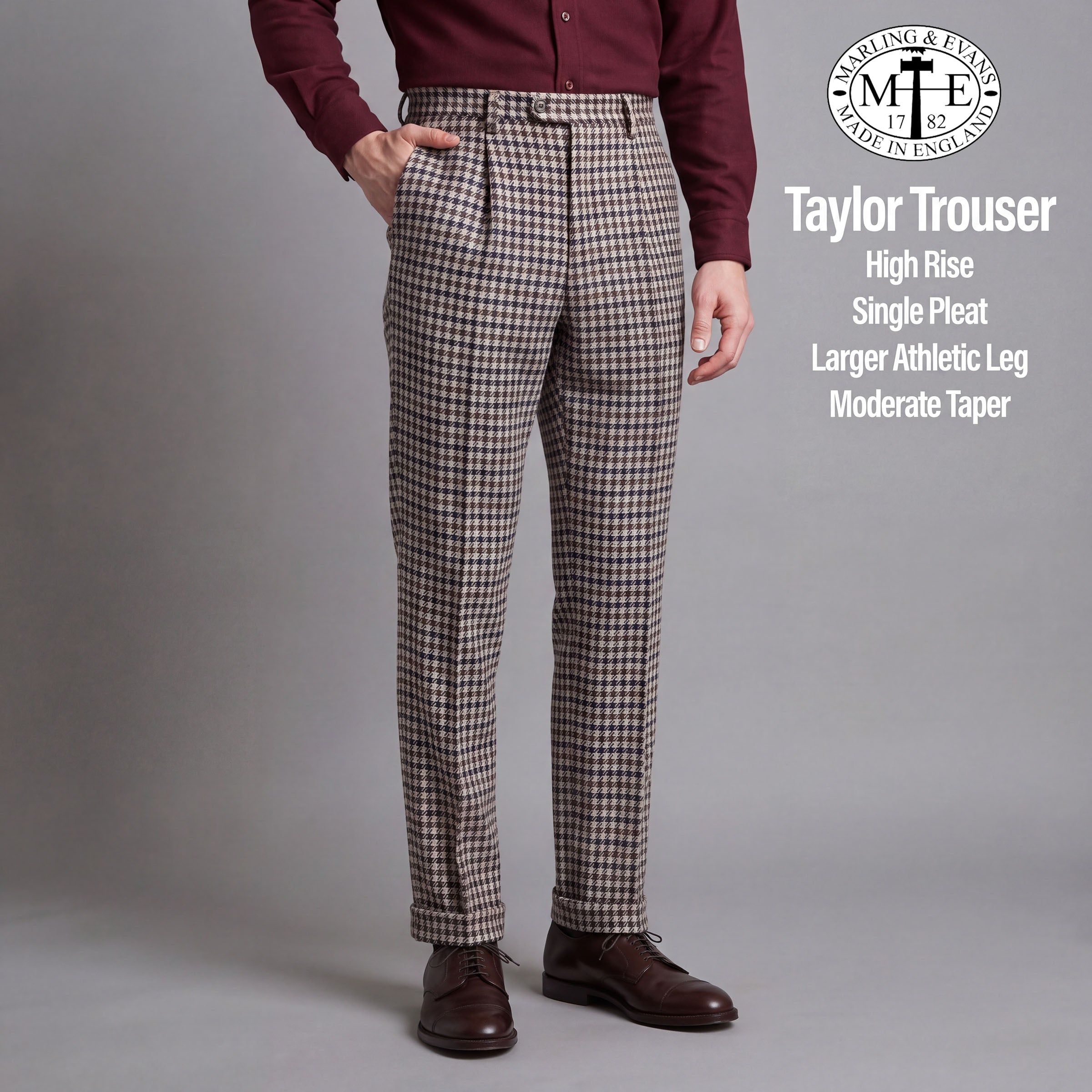 Custom Trousers in Marling & Evans Promo Tweed