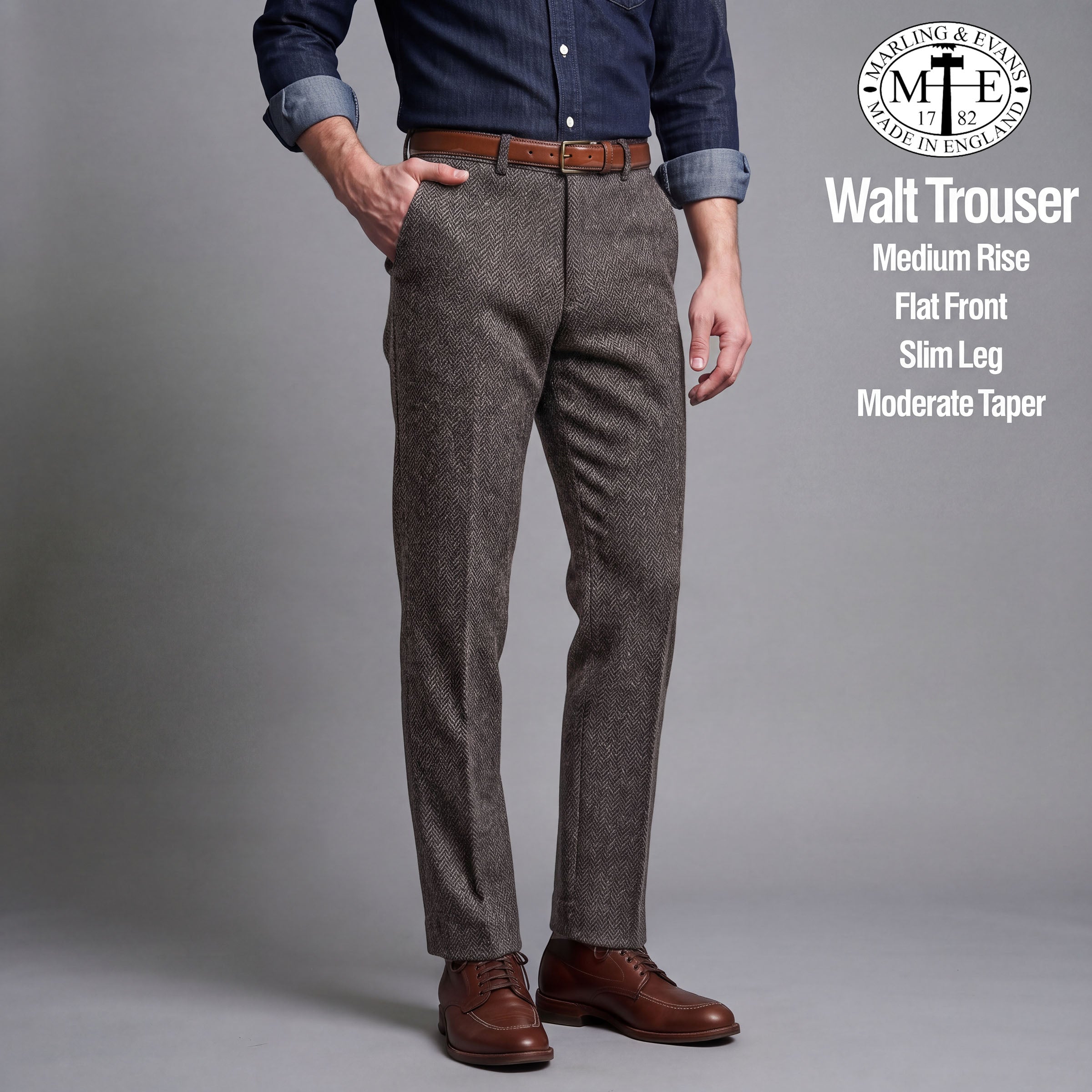 Custom Trousers in Marling & Evans Promo Tweed