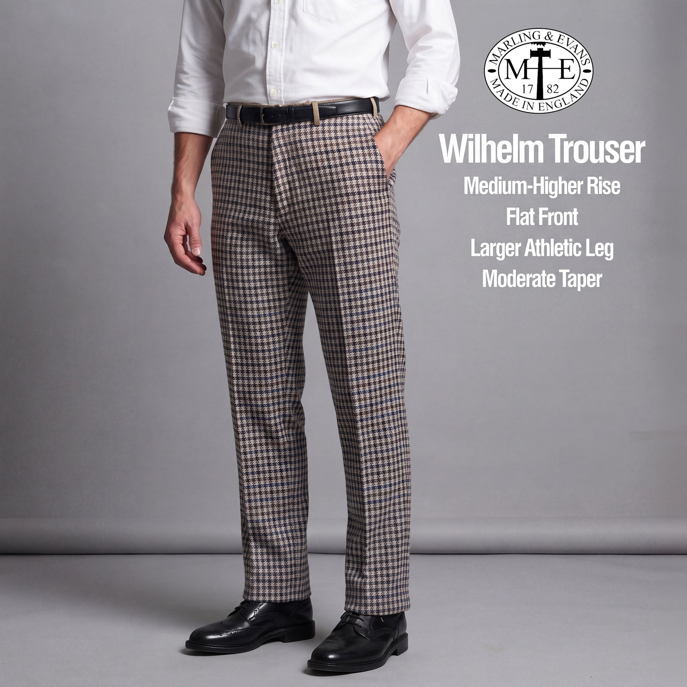 Custom Trousers in Marling & Evans Promo Tweed