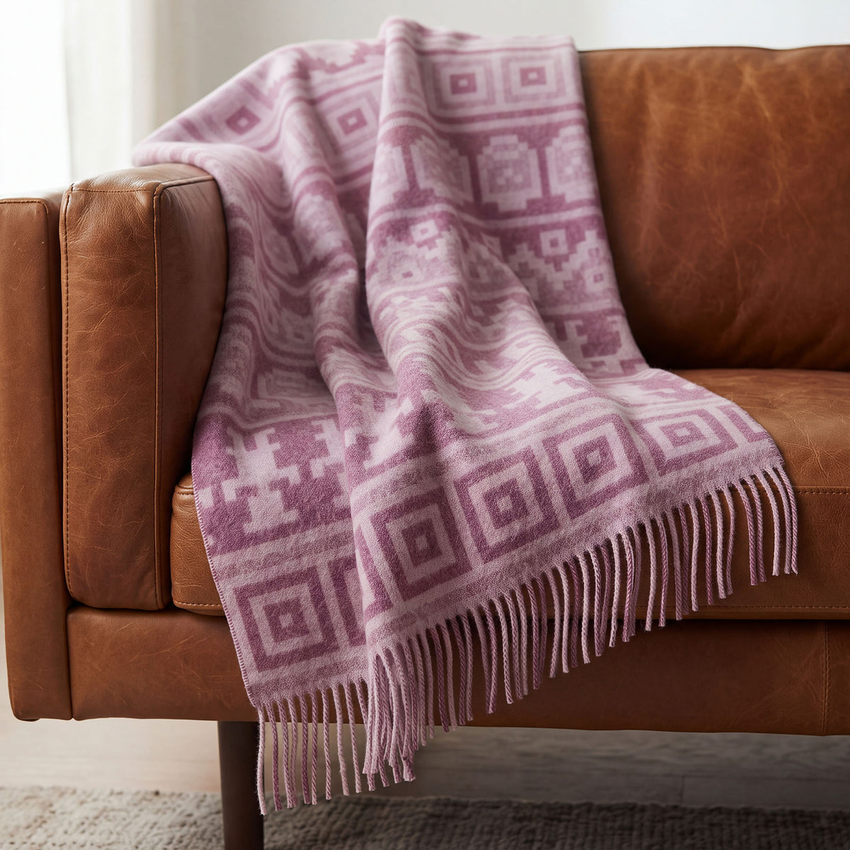 Peruvian Indigenous Alpaca-Wool Luxury Throw Blanket (4 Colors)