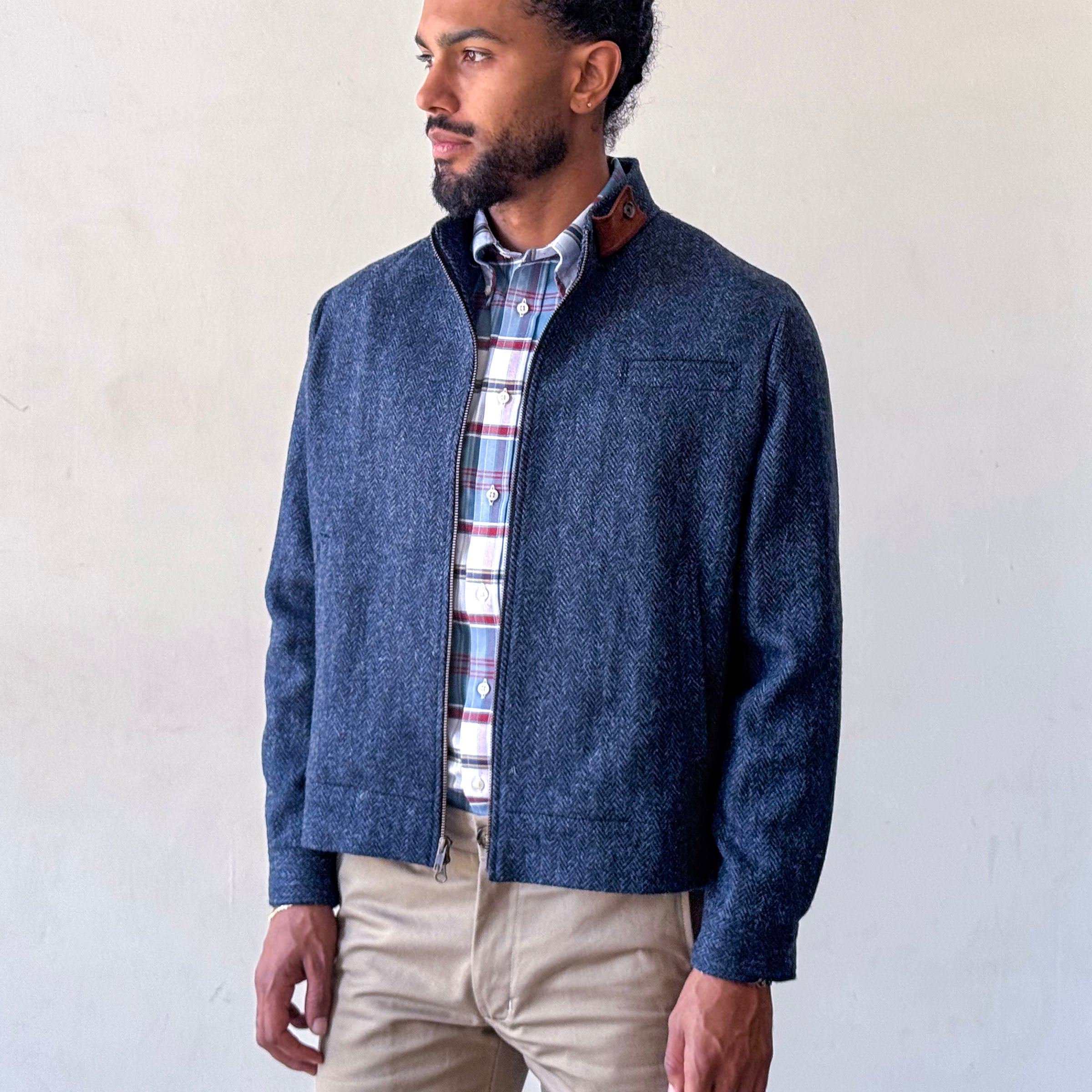 Custom Ranger & Moto Jackets in Harris Tweed & Flecked Herringbone