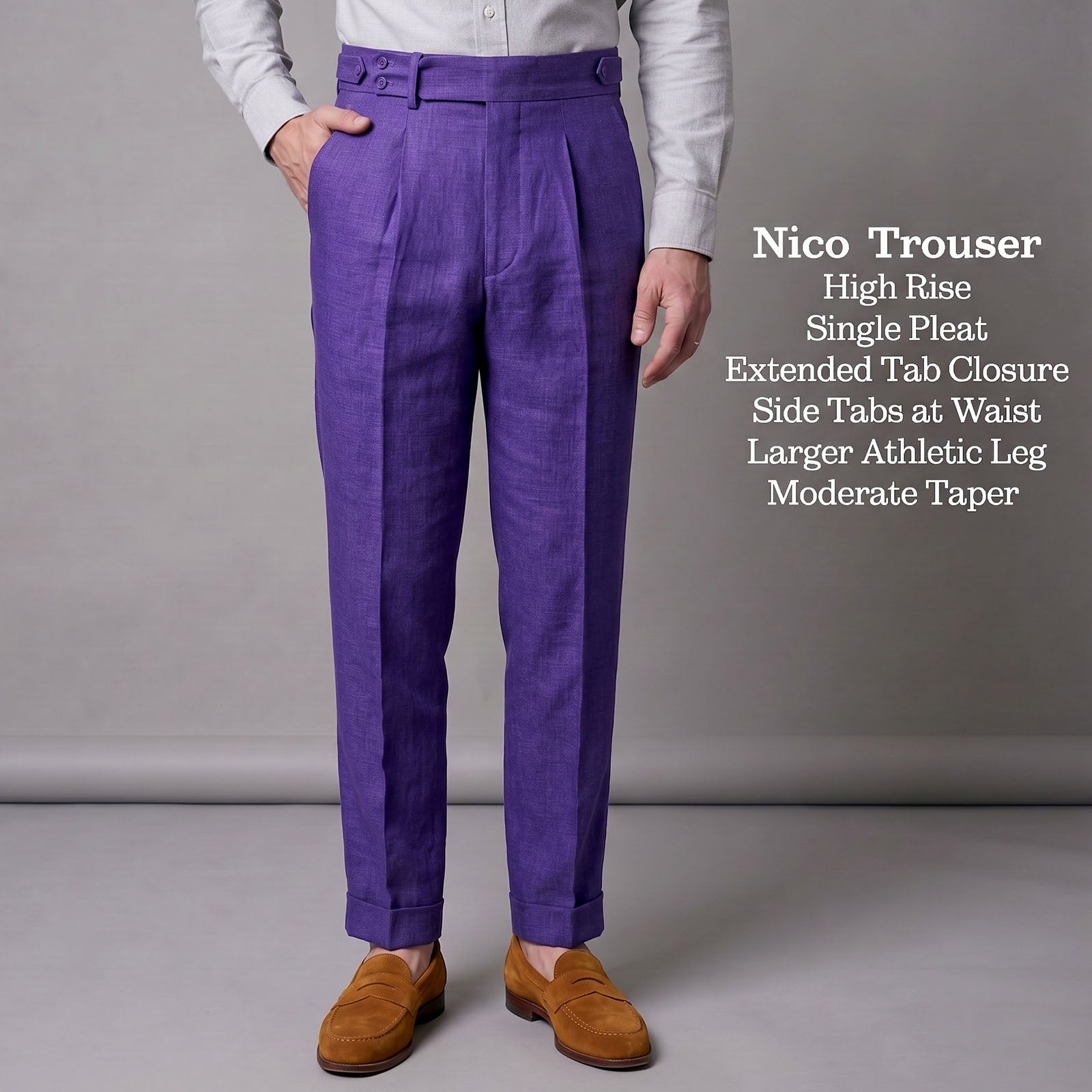 Custom Trousers in Italian & Irish Linens Project