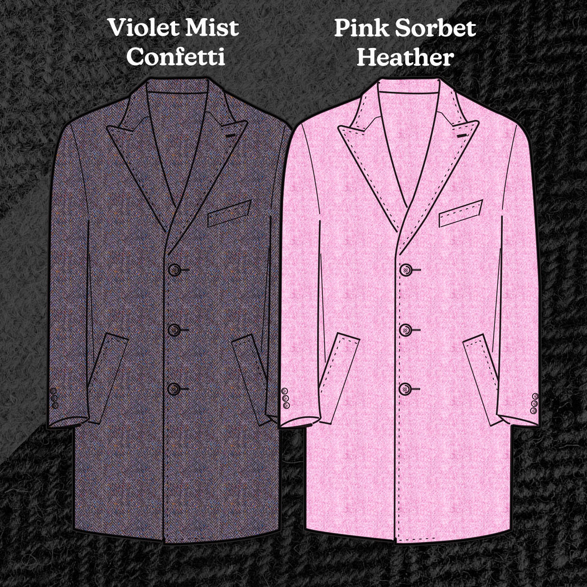 Custom Overcoats Harris Tweed Promotion