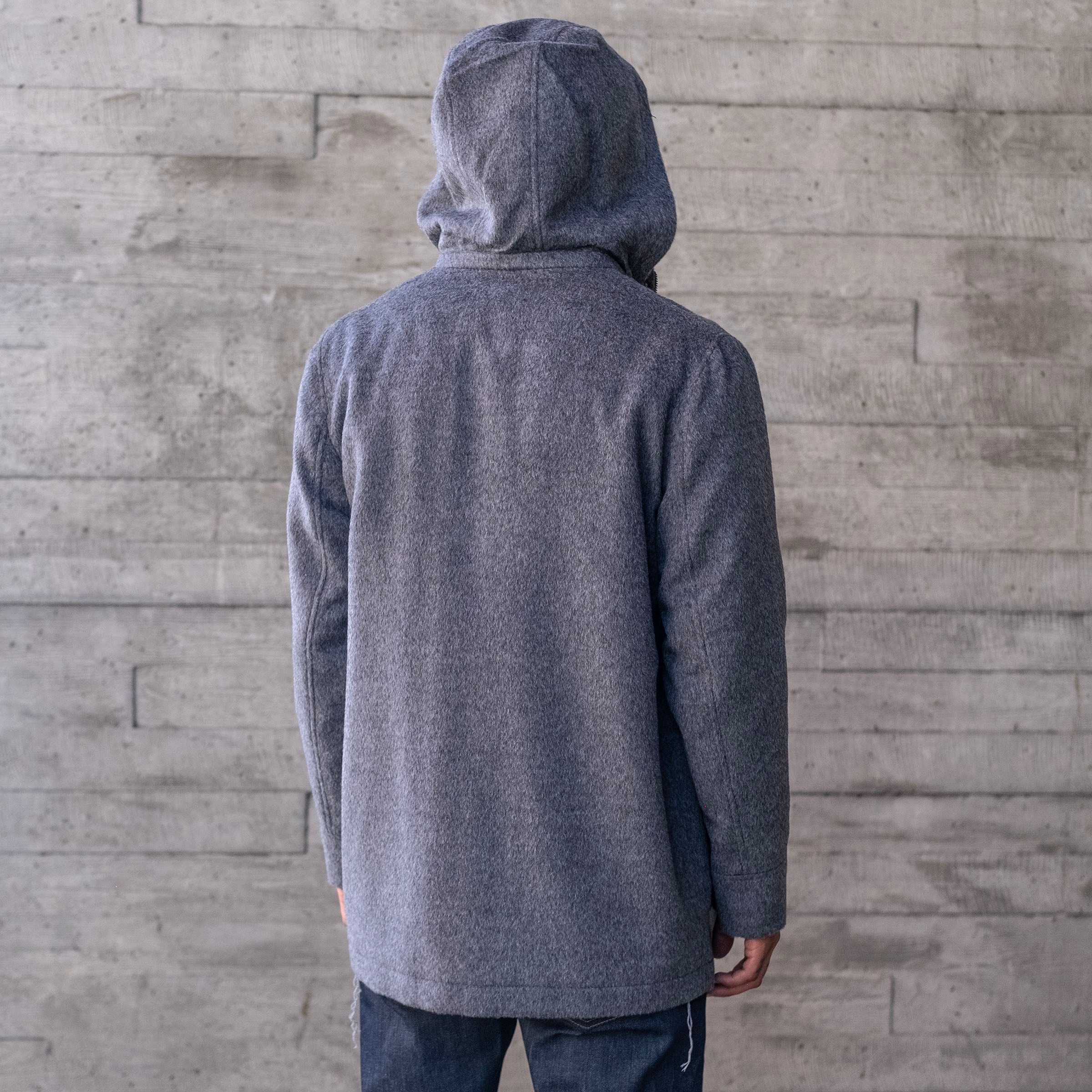 Heavyweight Alpaca Parka with Removable Hood