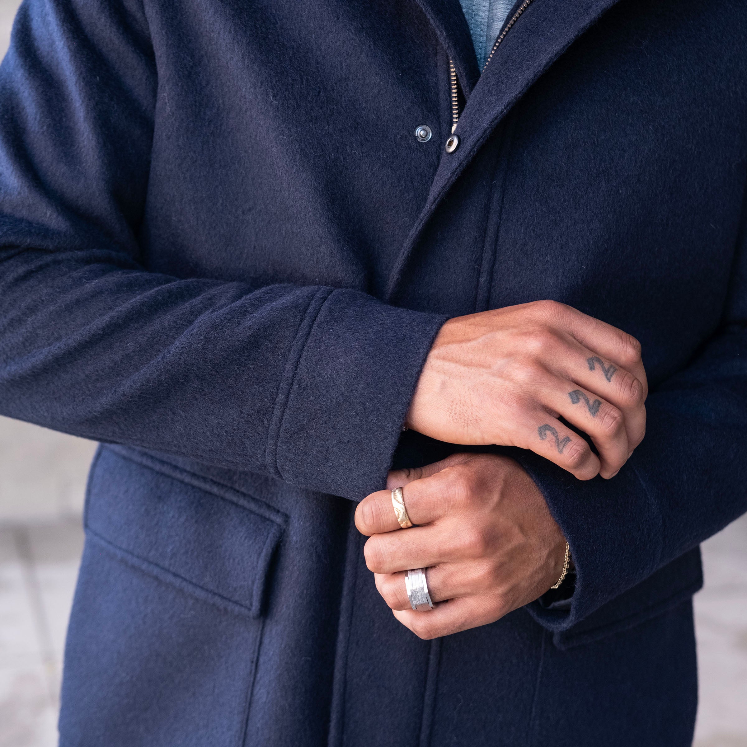 Heavyweight Alpaca Parka with Removable Hood