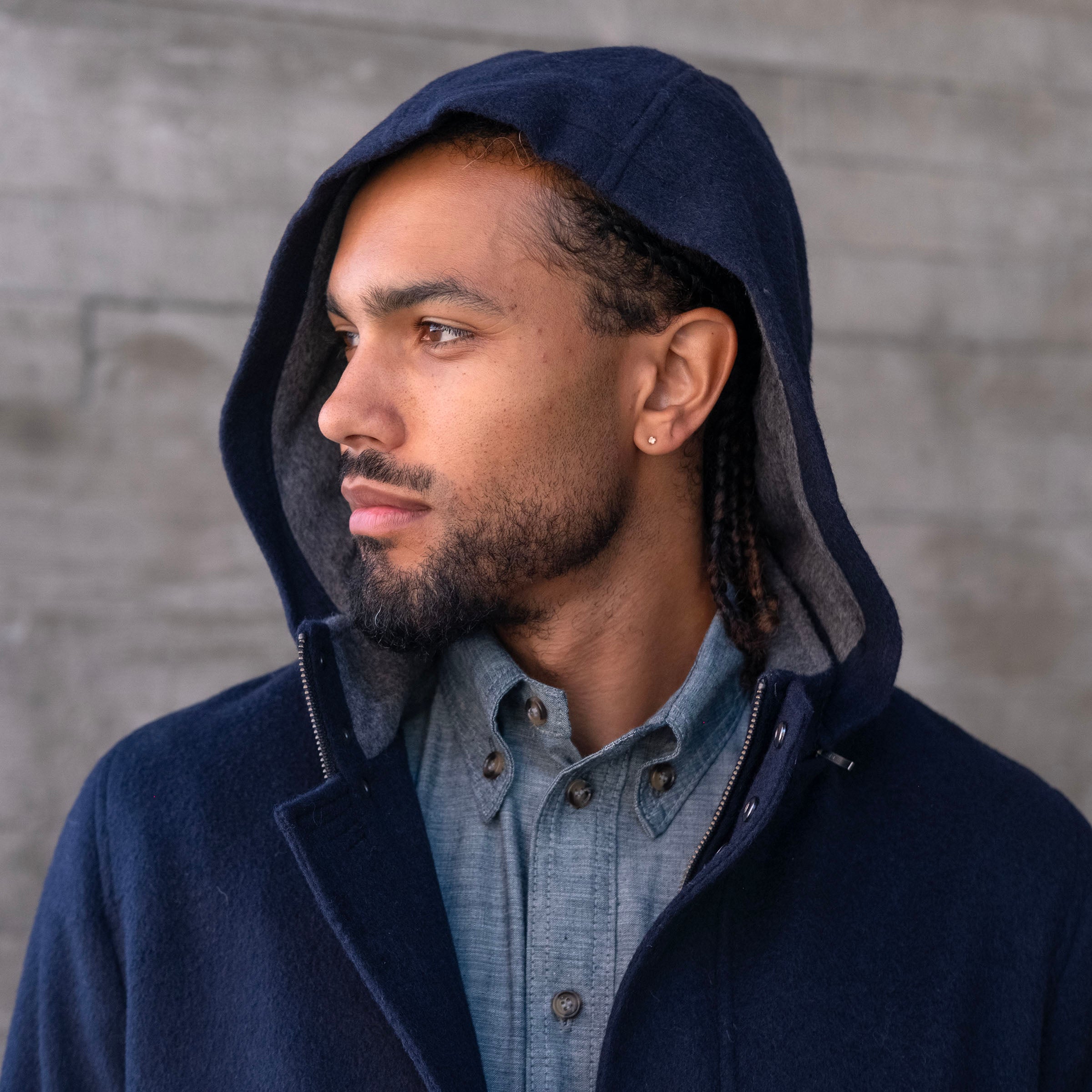 Heavyweight Alpaca Parka with Removable Hood