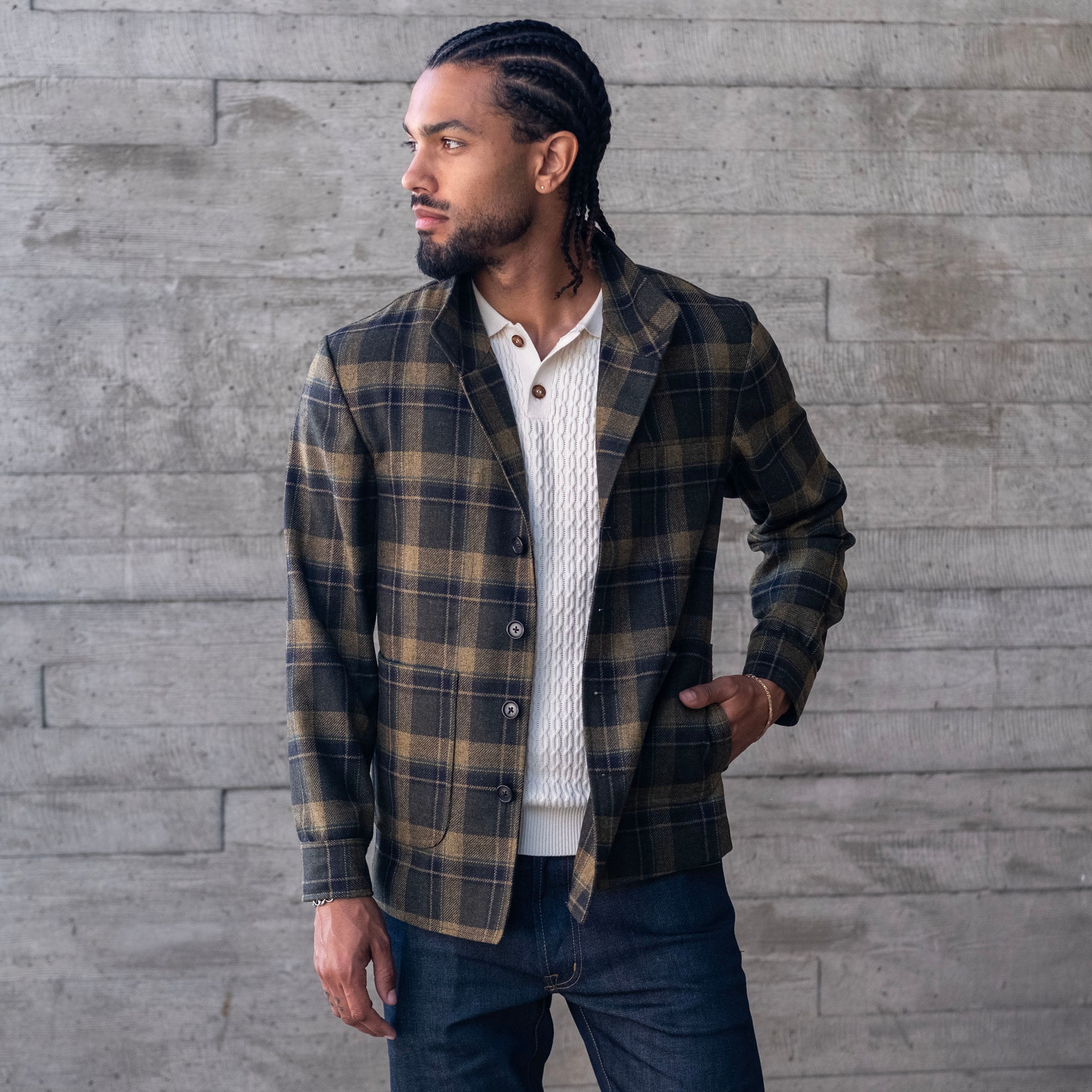 Peruvian Pima Cotton Cable Knit Polo Project