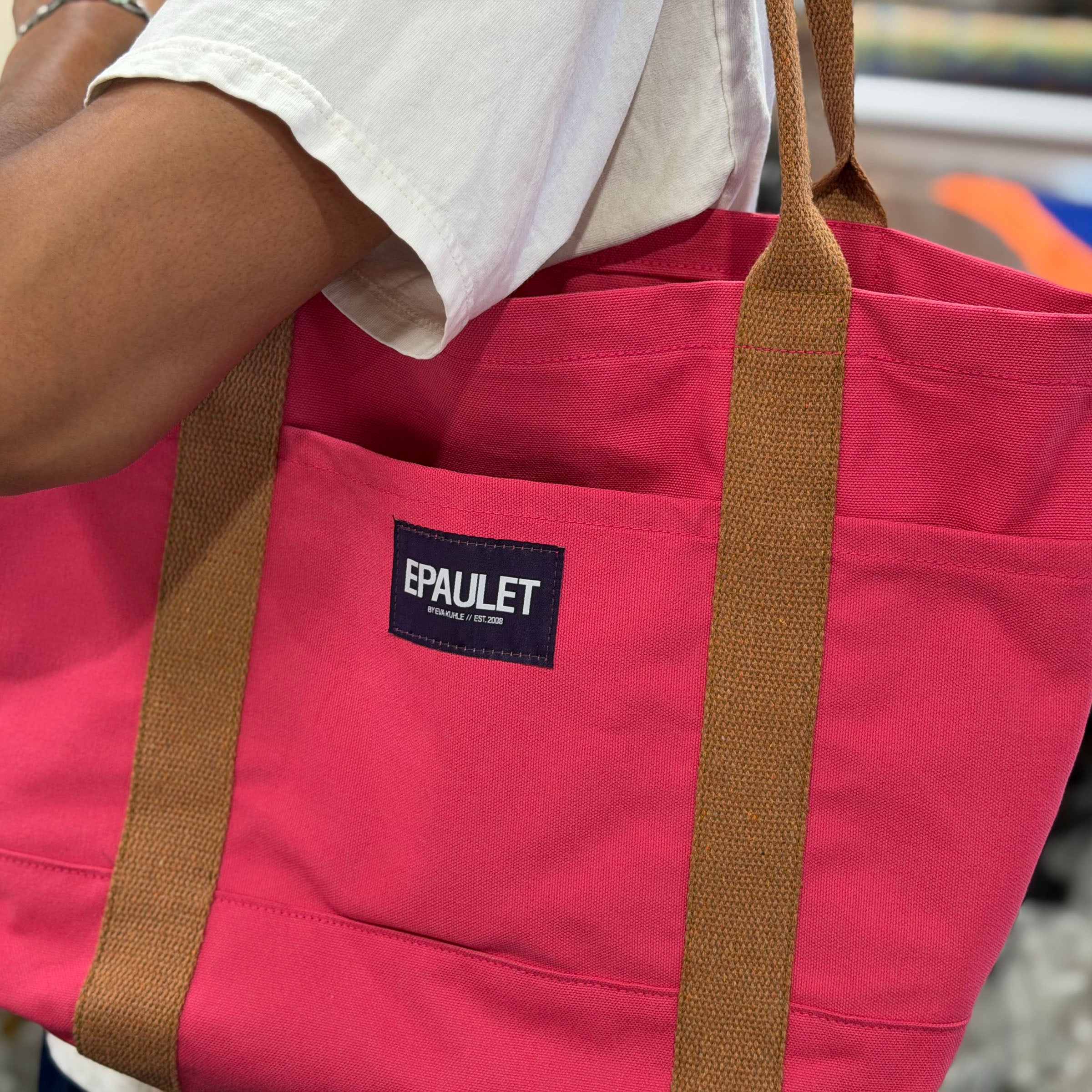 Harbor Tote Bag Desert Hibiscus Duck Canvas