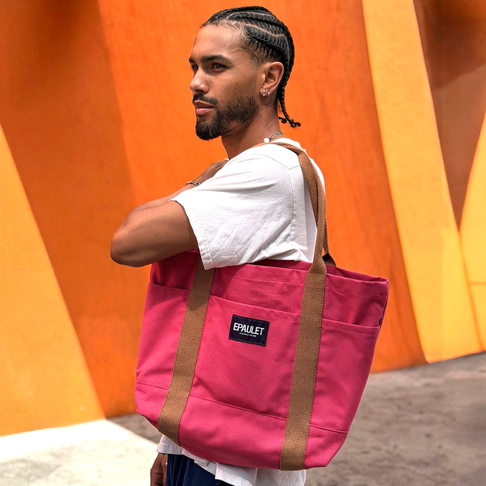 Harbor Tote Bag Desert Hibiscus Duck Canvas