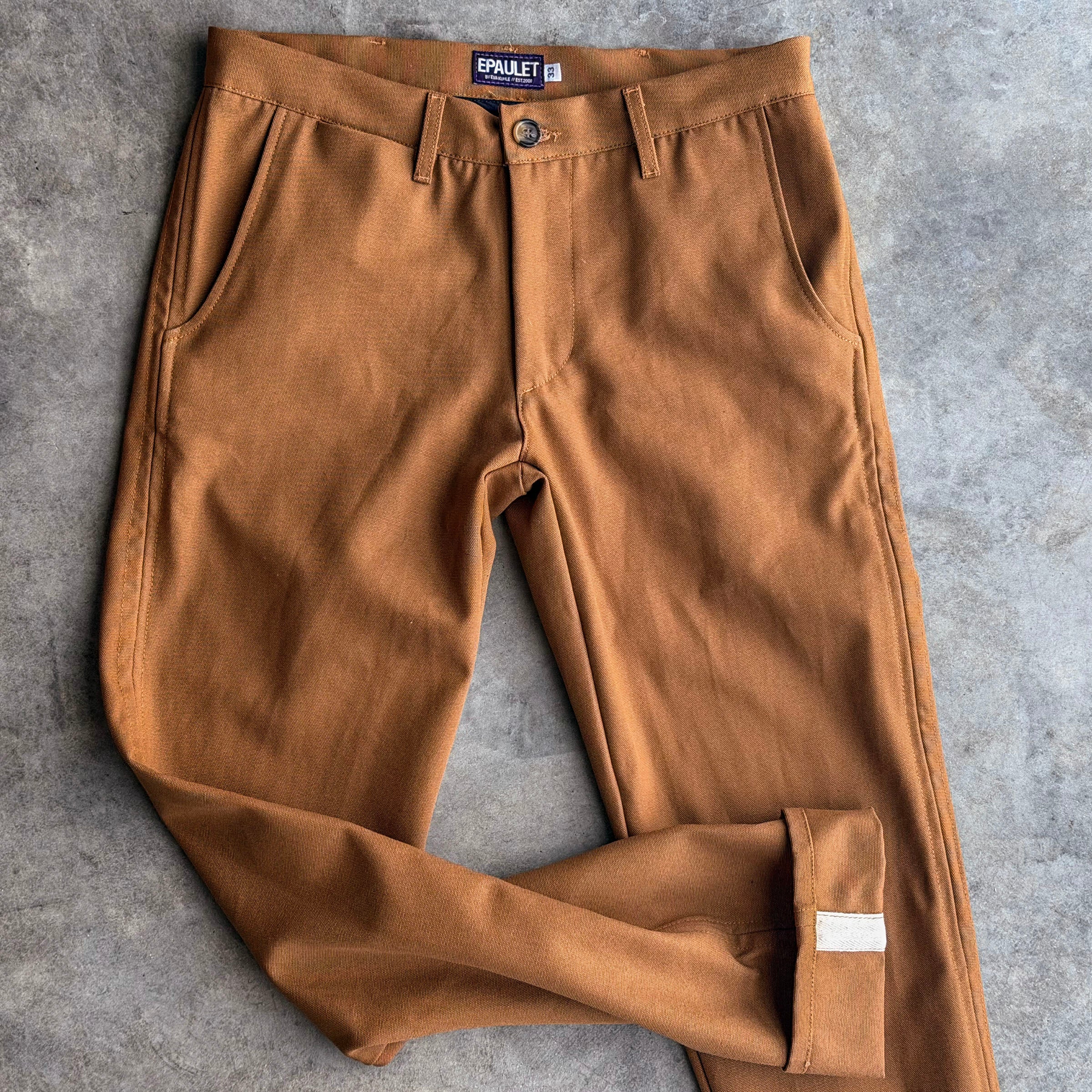 Rivet Chino Caramel 11oz Duck Canvas